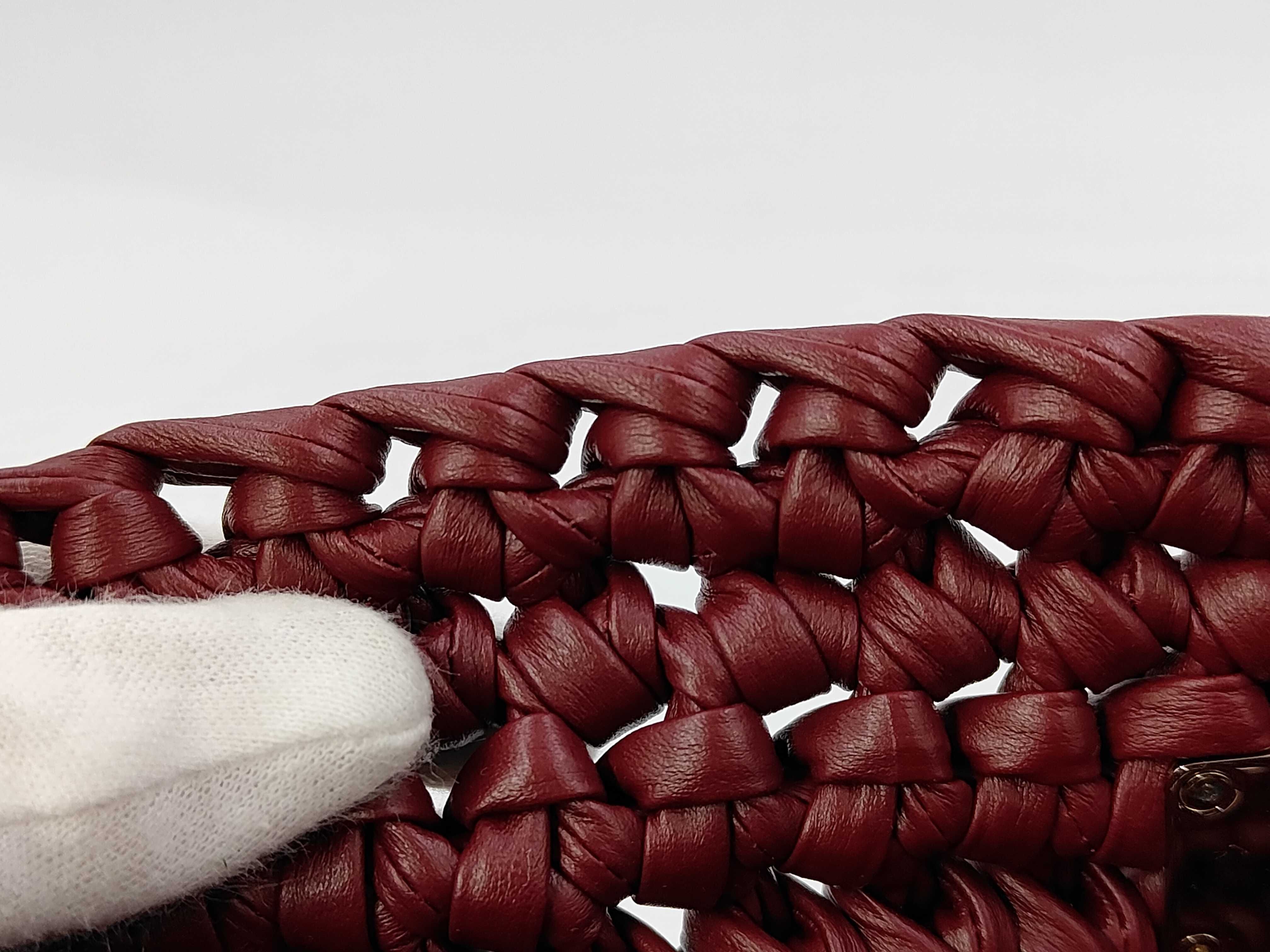 Marmont Leather Braided Handbag — view 11