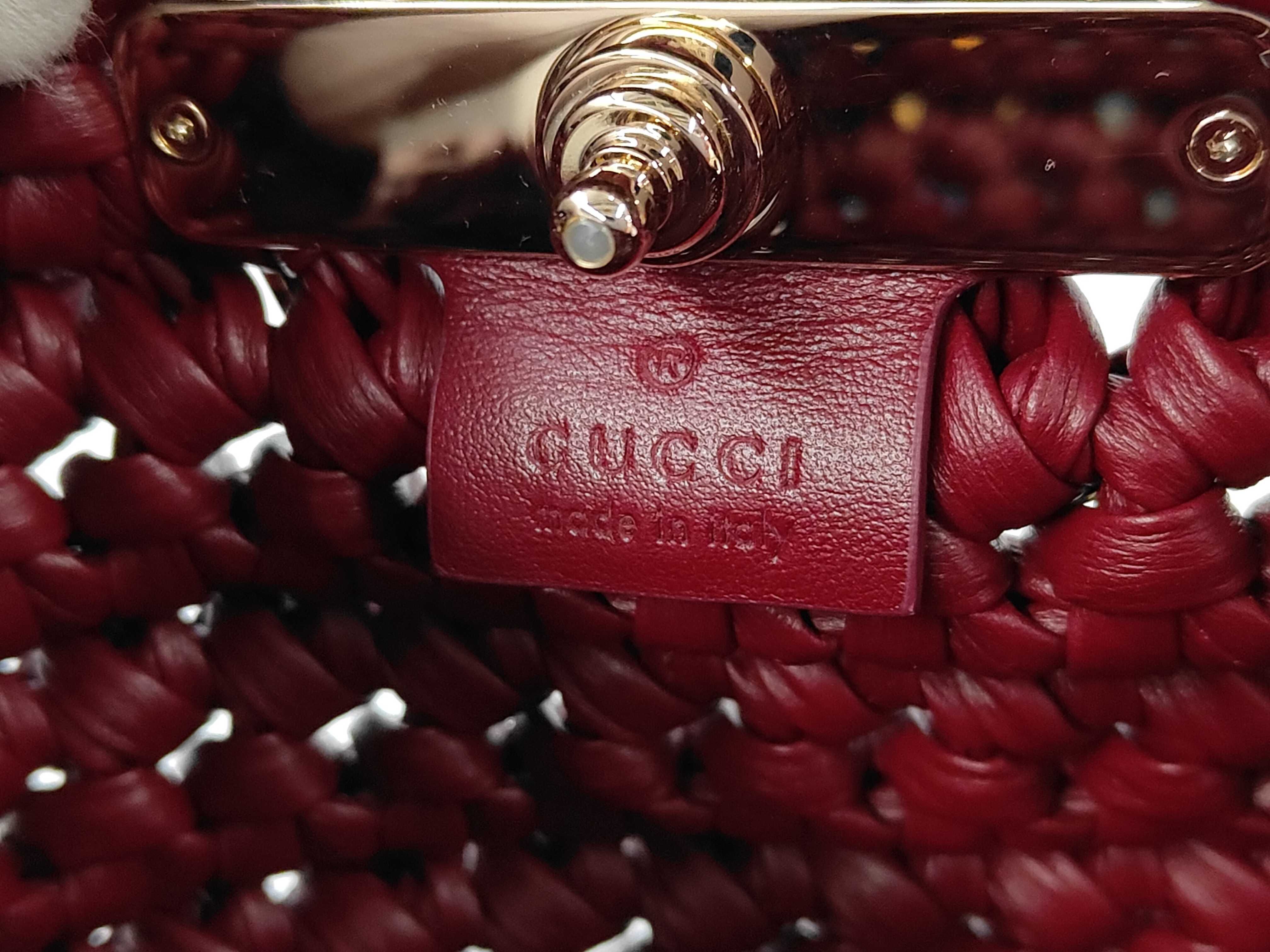 Marmont Leather Braided Handbag — view 9
