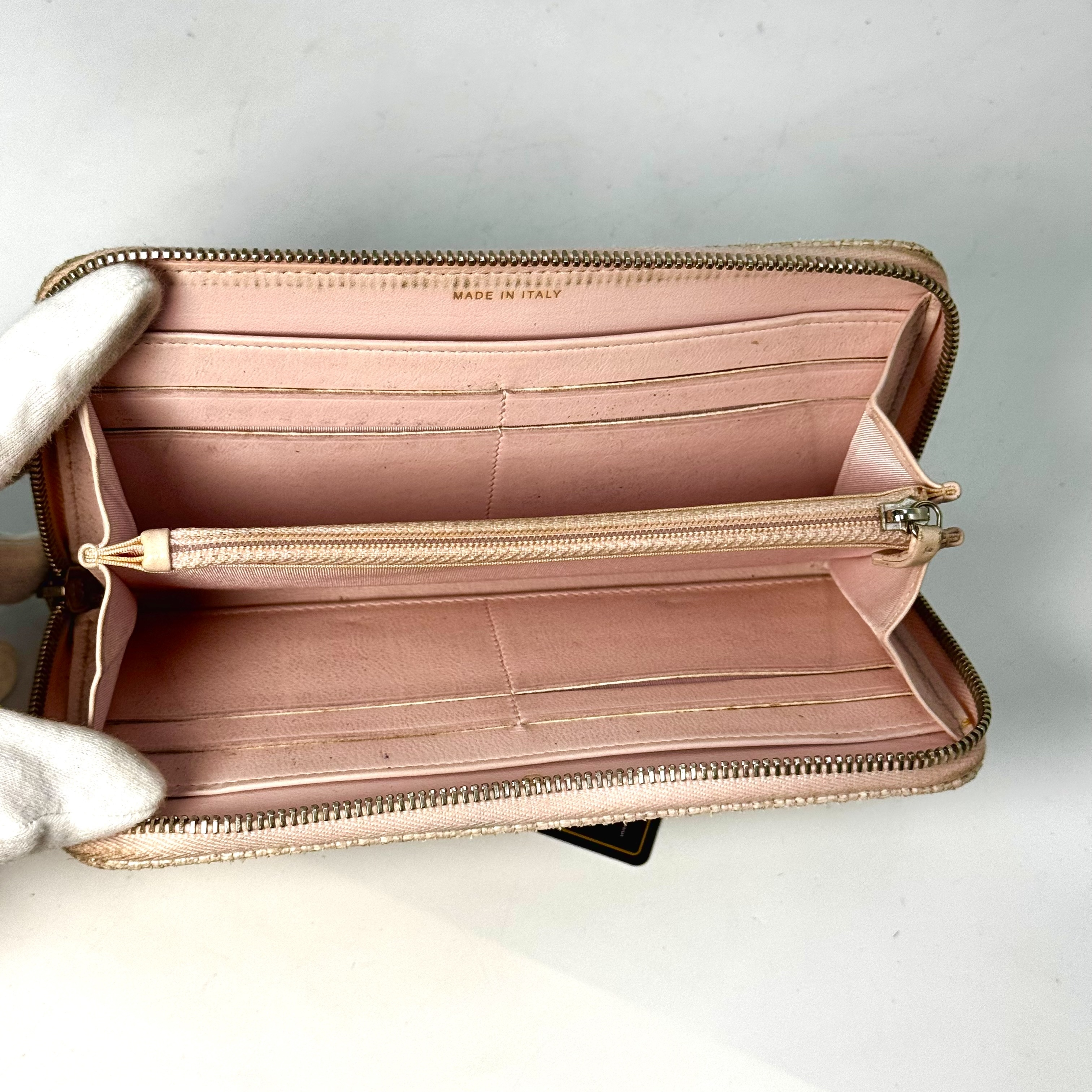 Deauville Pink Round Zip Long Wallet Pink 22097629 Wallet — view 3