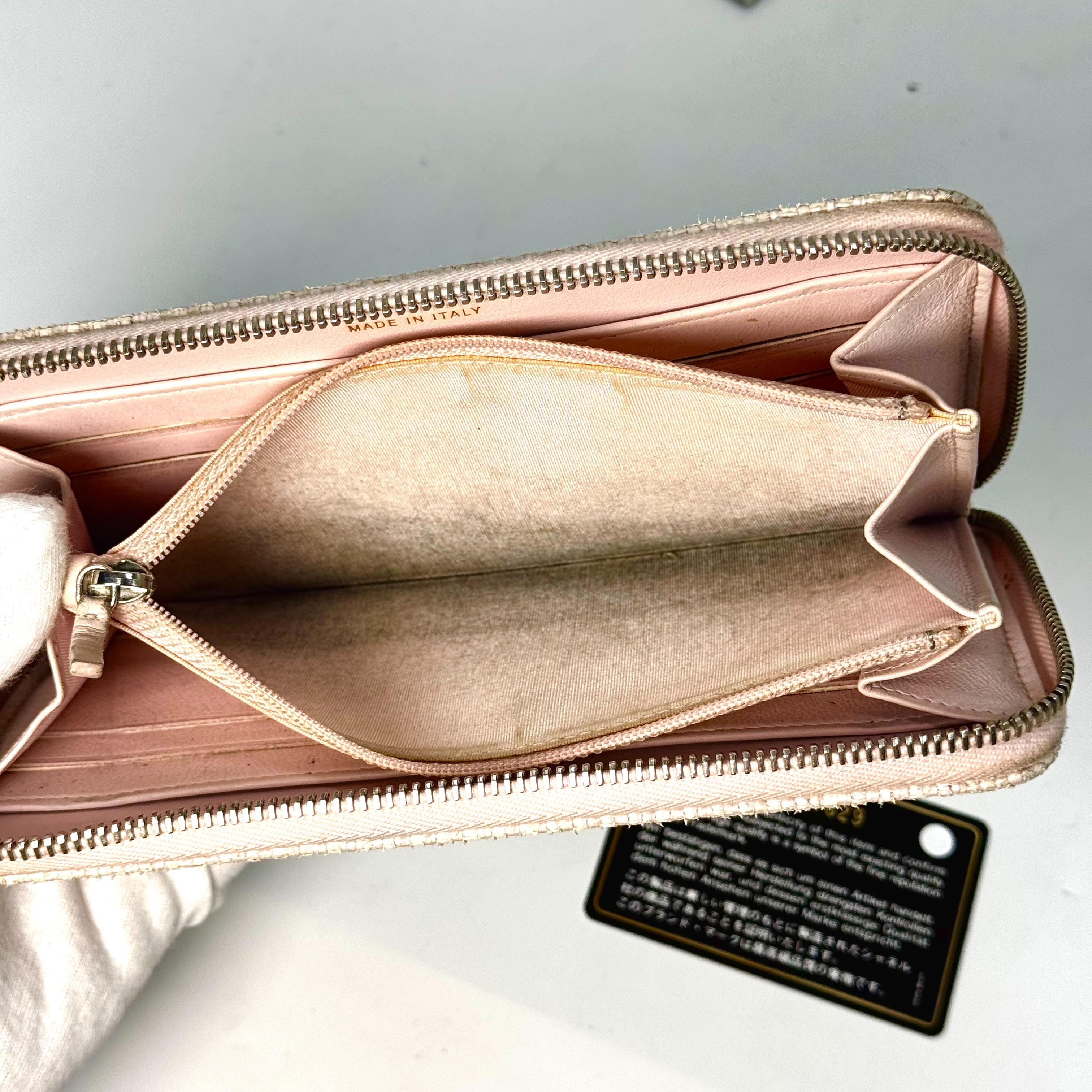 Deauville Pink Round Zip Long Wallet Pink 22097629 Wallet — view 4