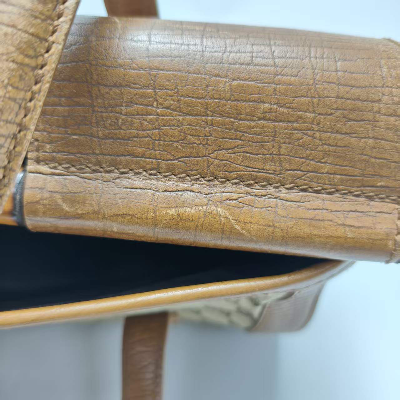 【*Shipped from: China*】GUCCI Canvas Handbag 111713 — view 11