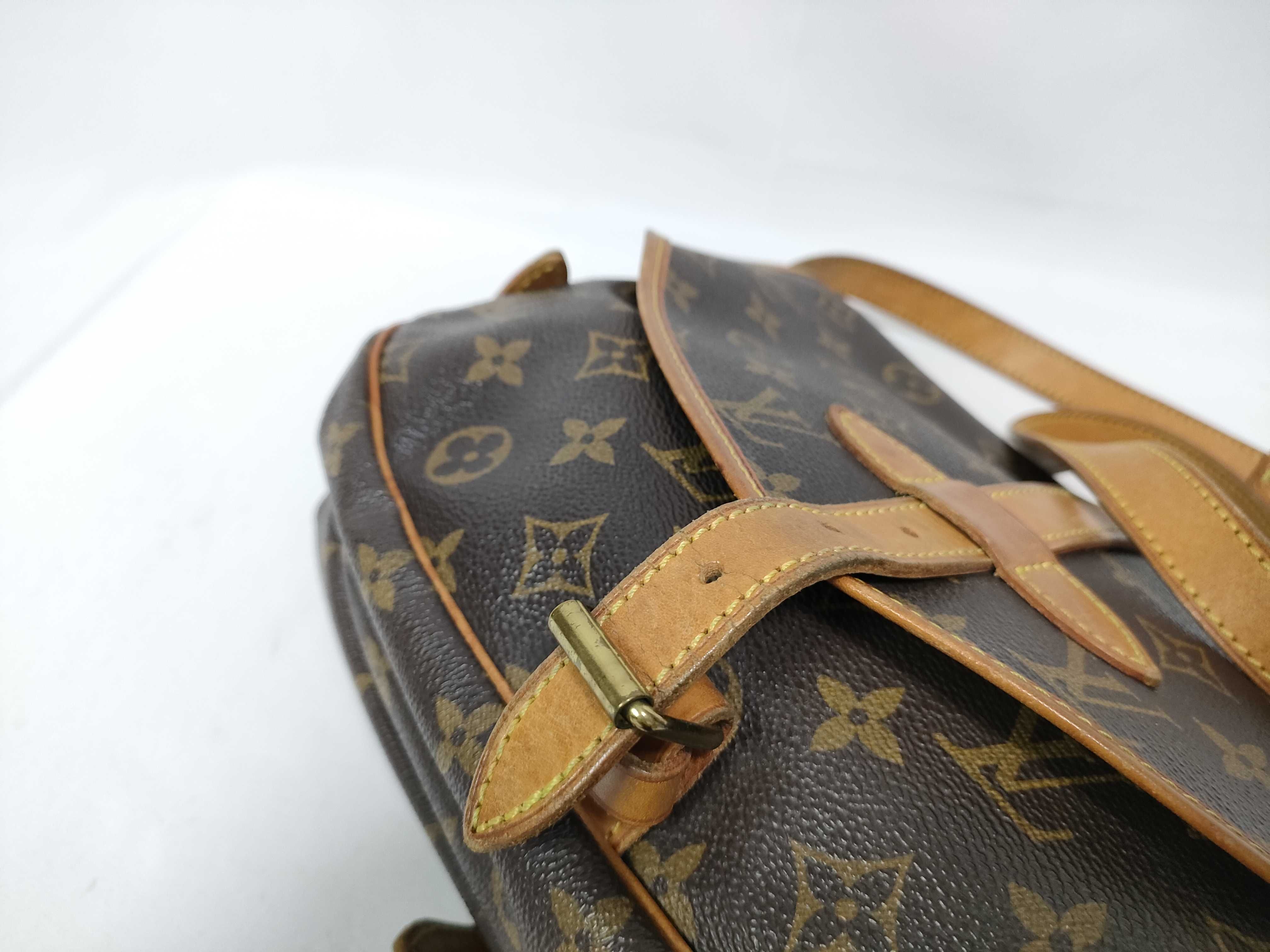 Monogram Louis Vuitton Monogram Saumur Shoulder Bag — view 11