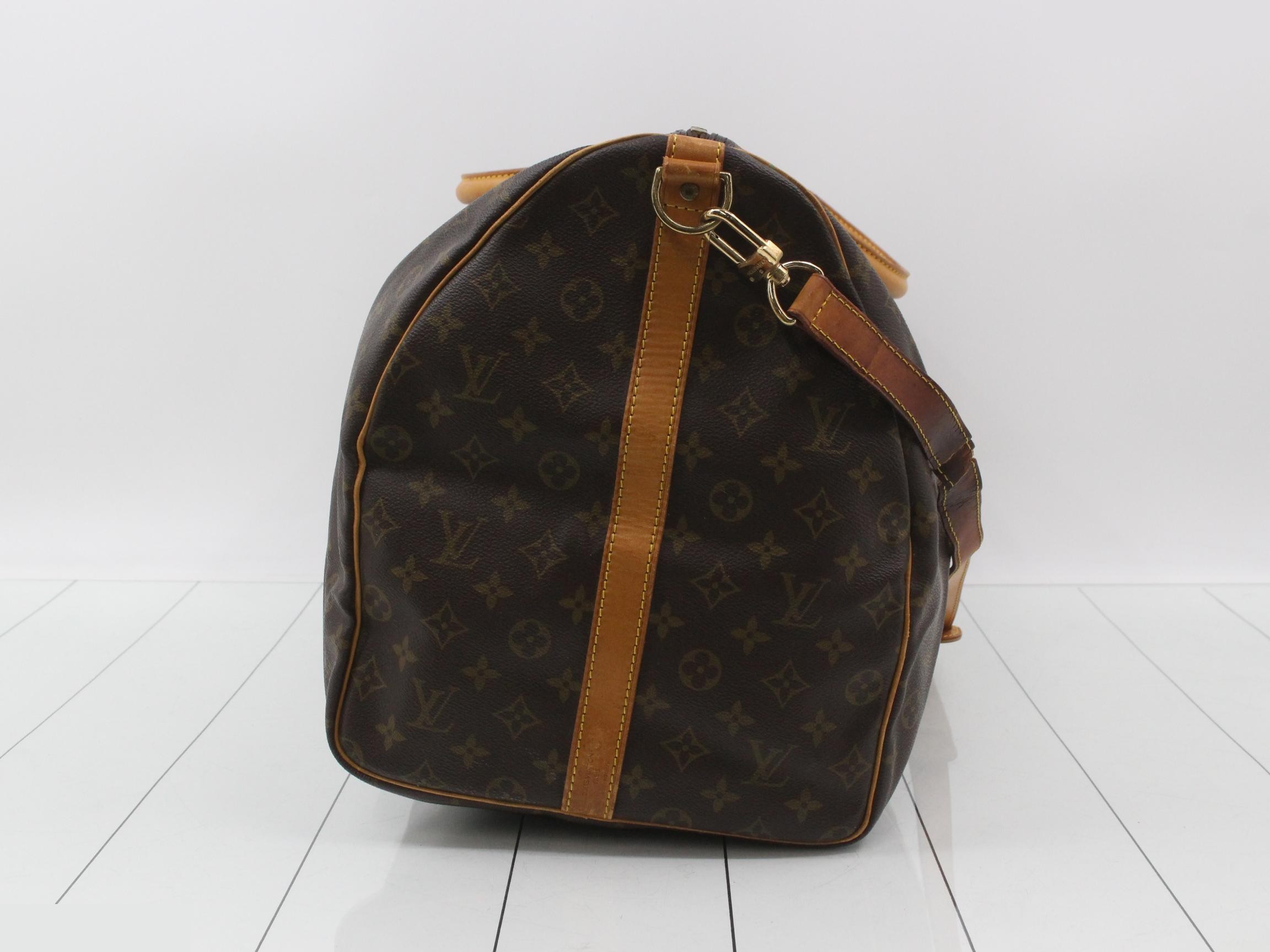Monogram Keepall Bandoulière 60 Boston Bag M41412 — view 4