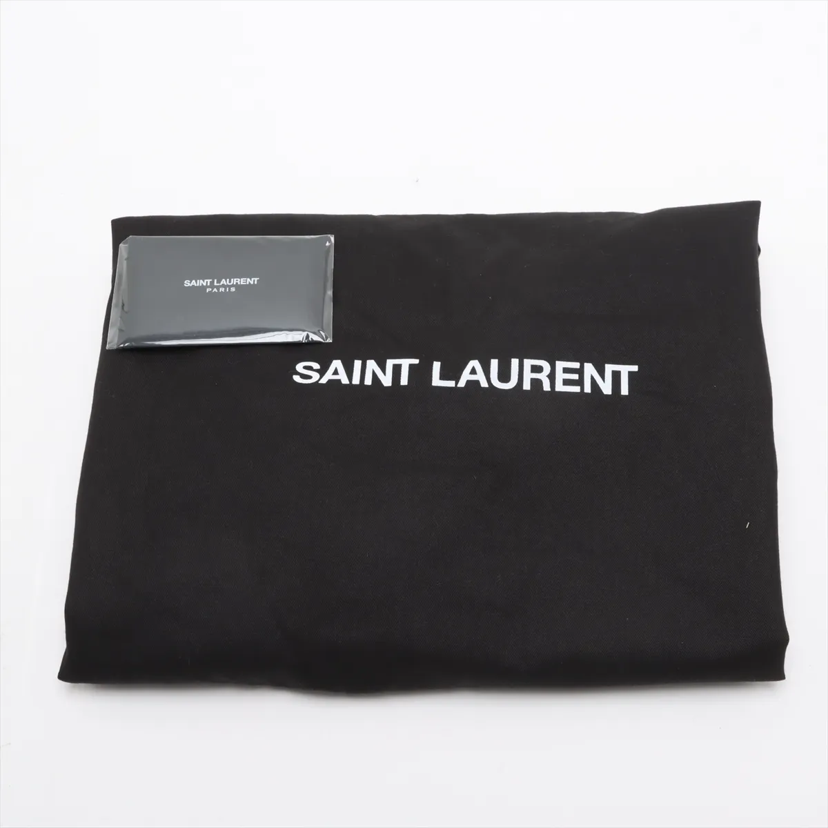 Rive Gauche Canvas x Leather Tote Bag, Black, 632539 — view 10