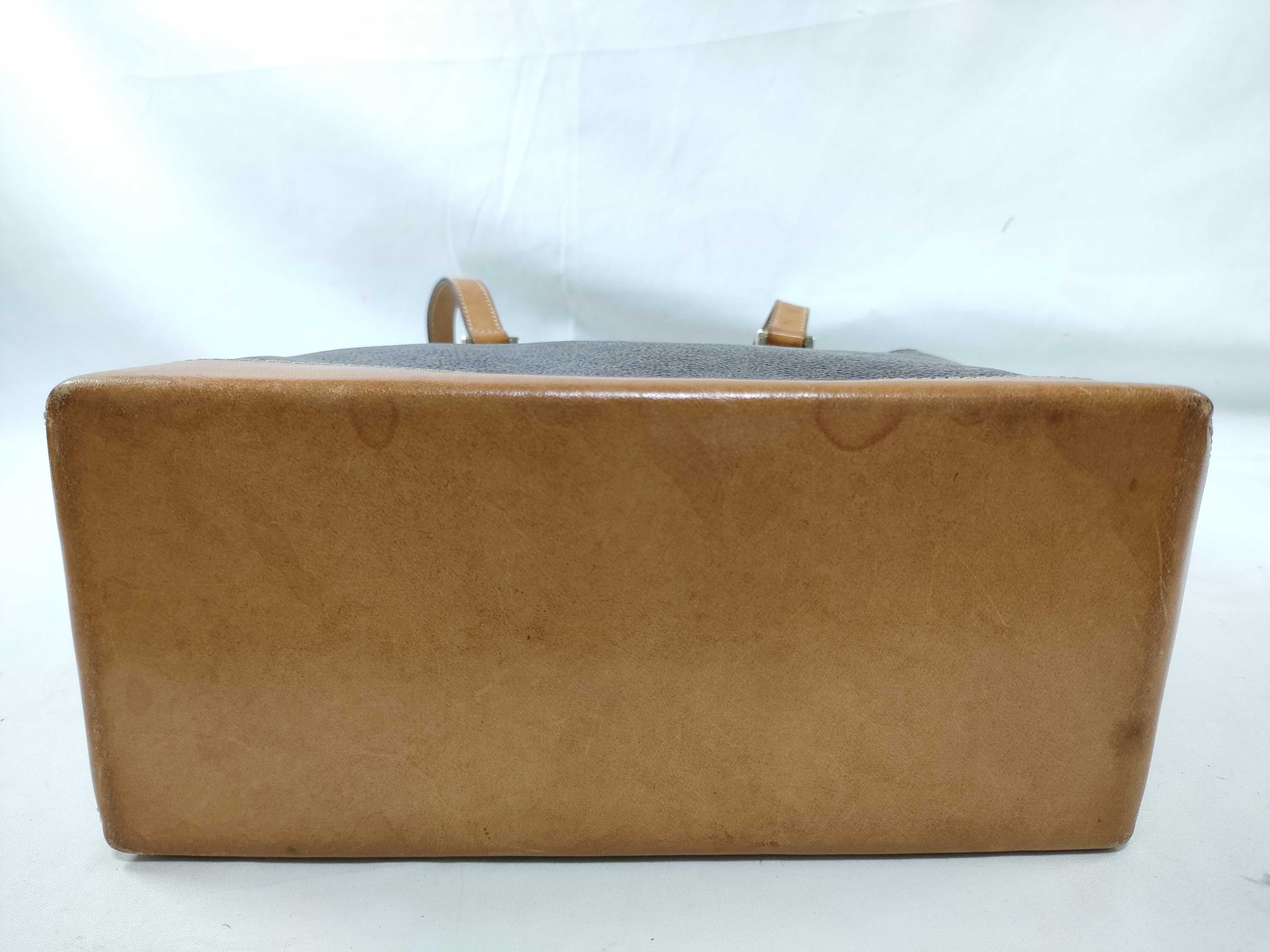 Tote Bag, Handbag, Macadam Pattern, Brown Leather, PVC Tote Bag — view 6