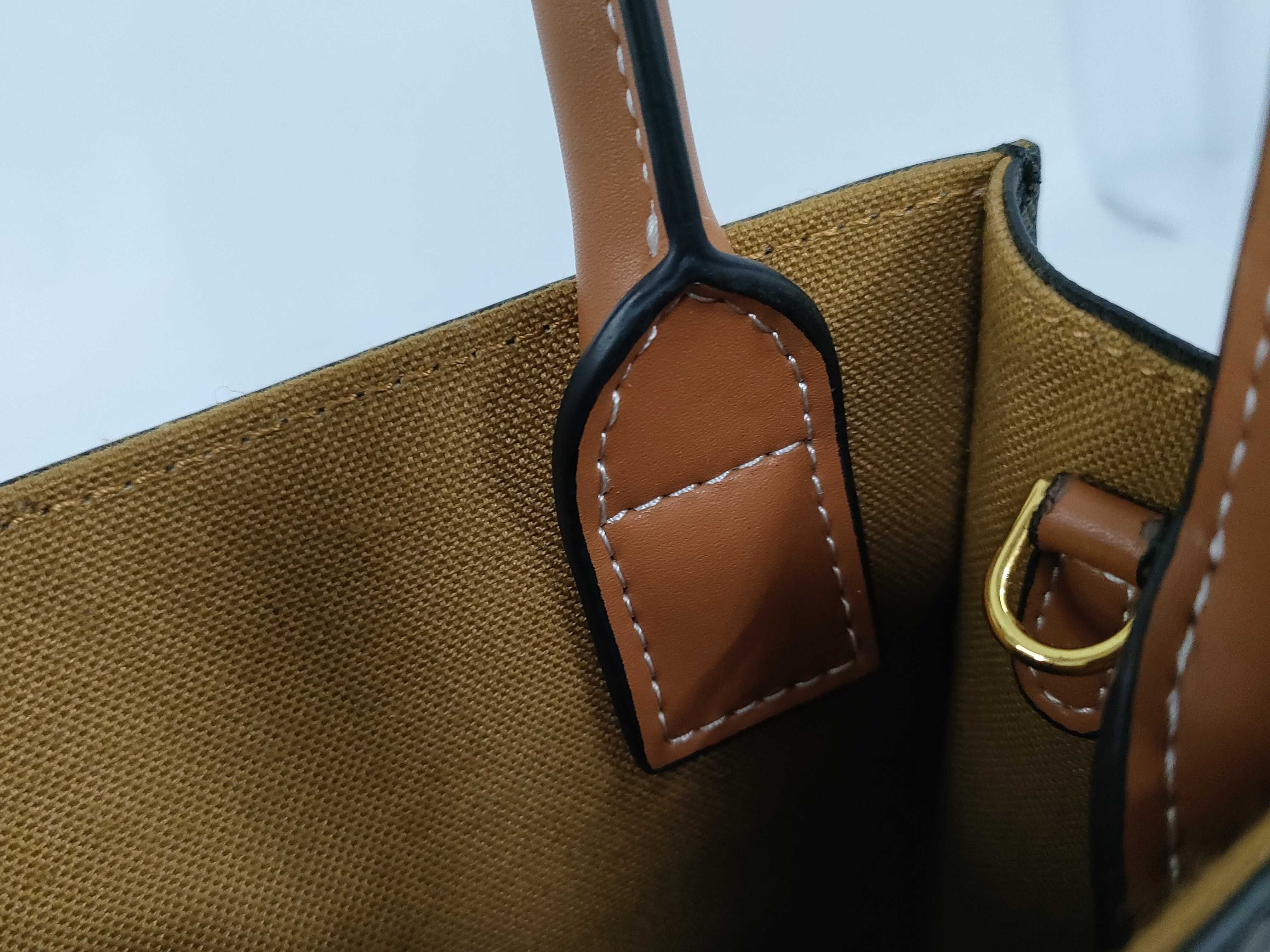 Vertical Cover Leather Hand Shoulder Bag — view 5