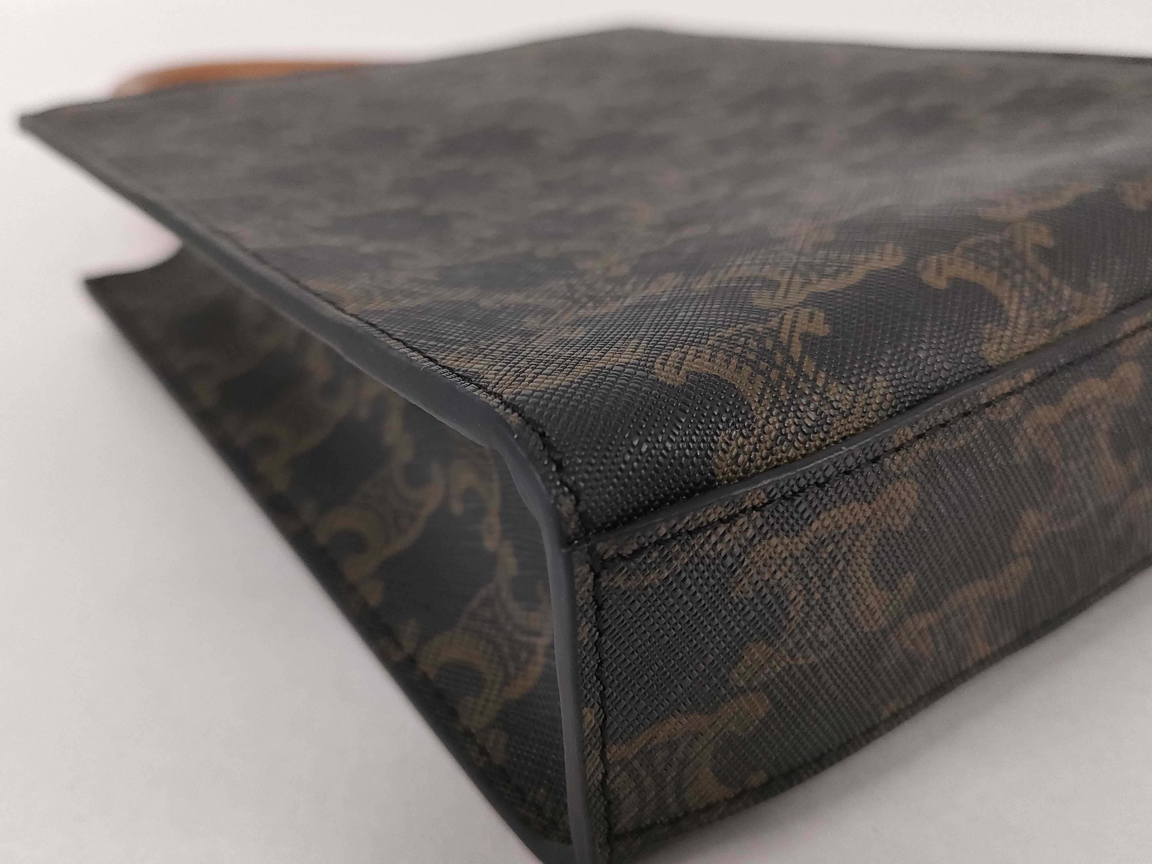Vertical Cover Leather Hand Shoulder Bag — view 6