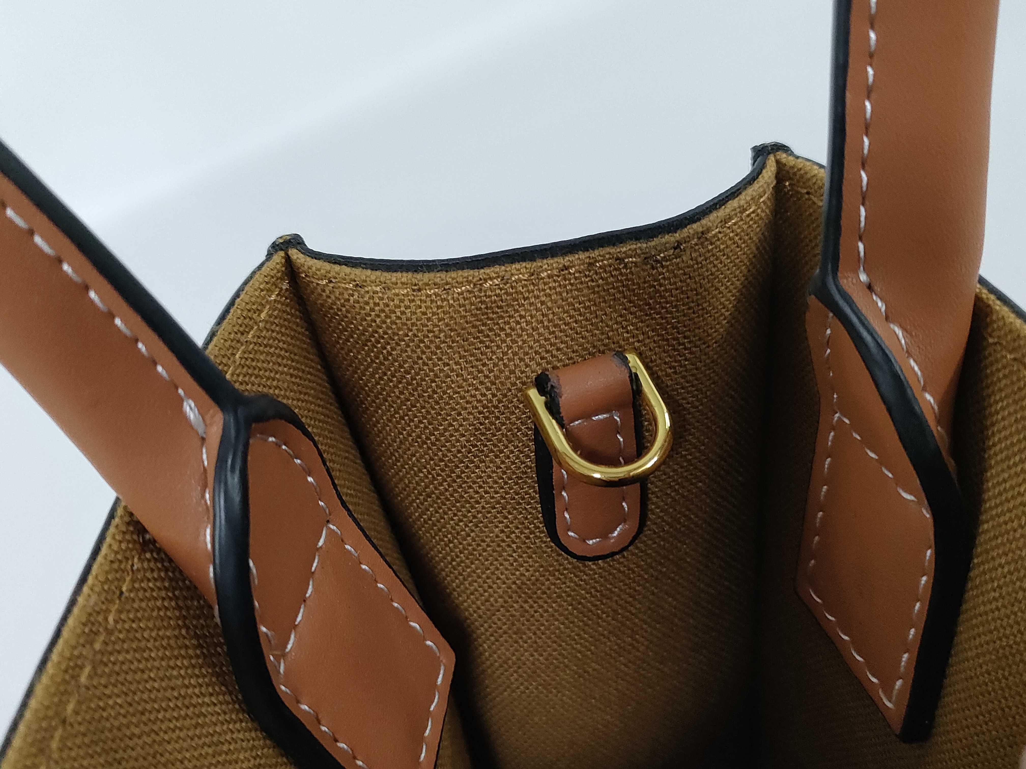Vertical Cover Leather Hand Shoulder Bag — view 9