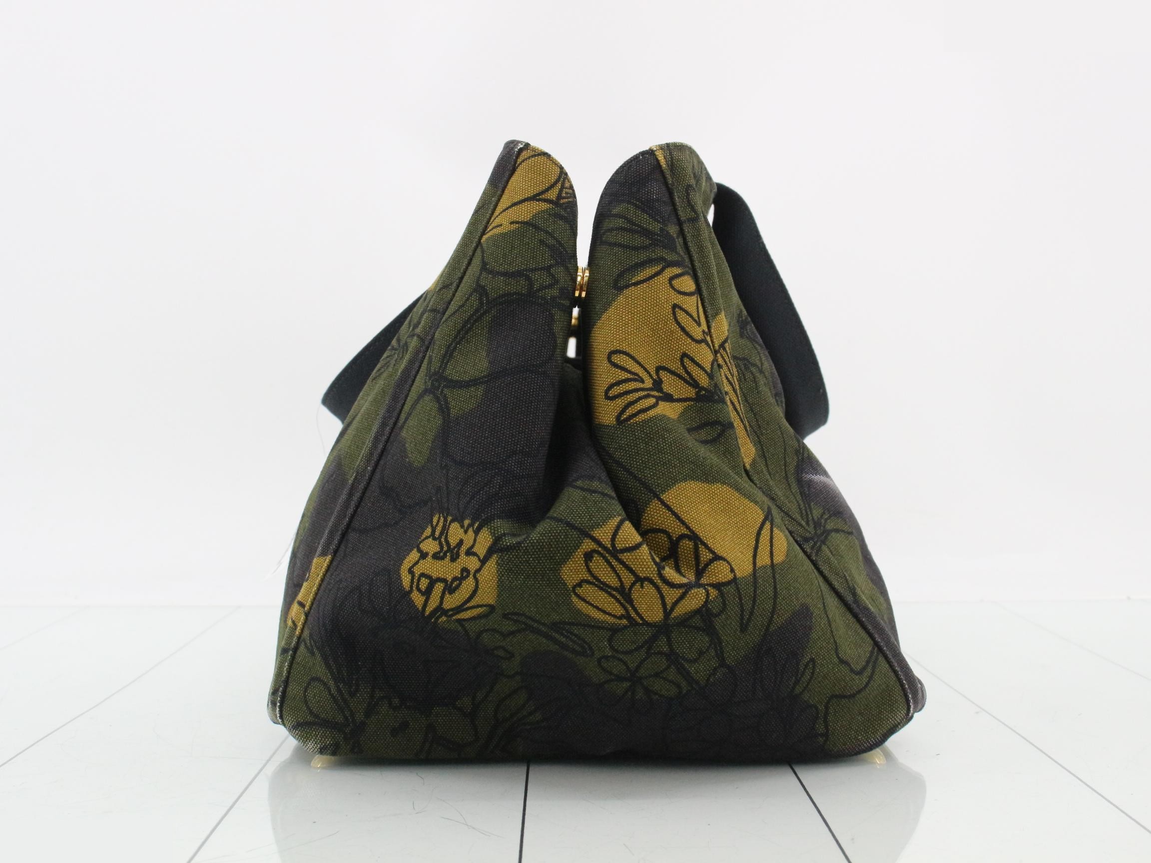 Canapa Botanical Print Tote Bag - Camouflage — view 3
