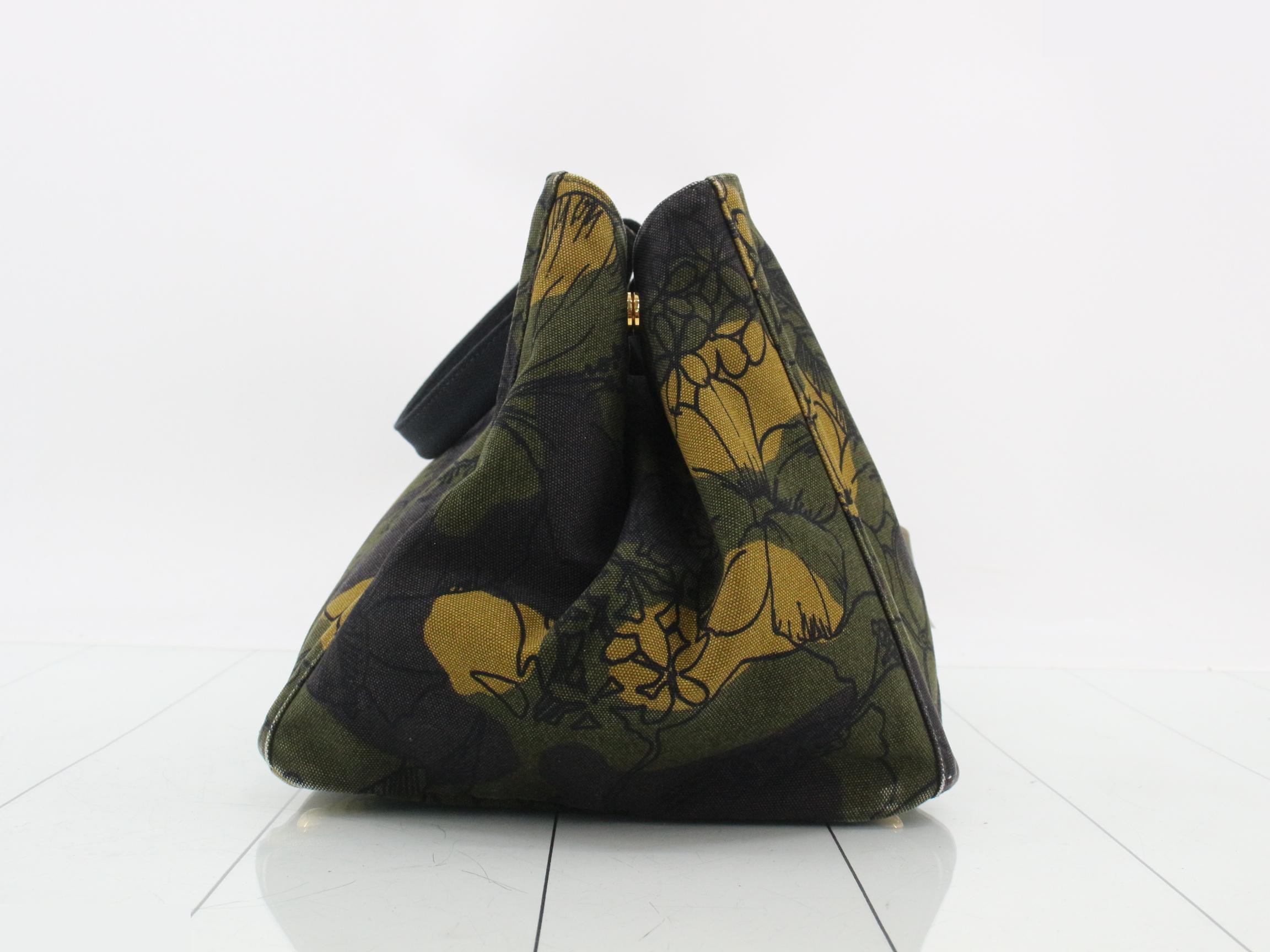 Canapa Botanical Print Tote Bag - Camouflage — view 4