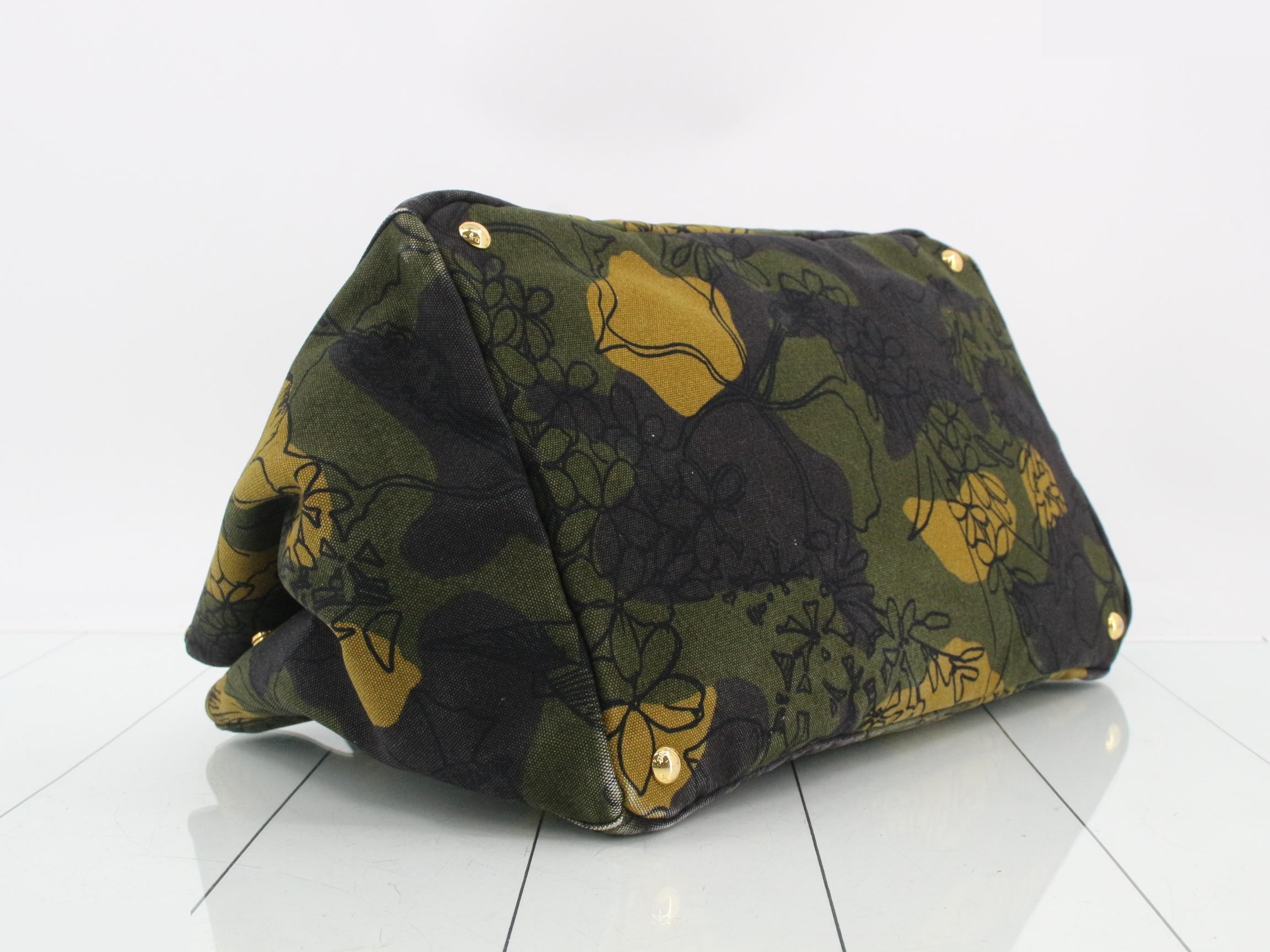 Canapa Botanical Print Tote Bag - Camouflage — view 5