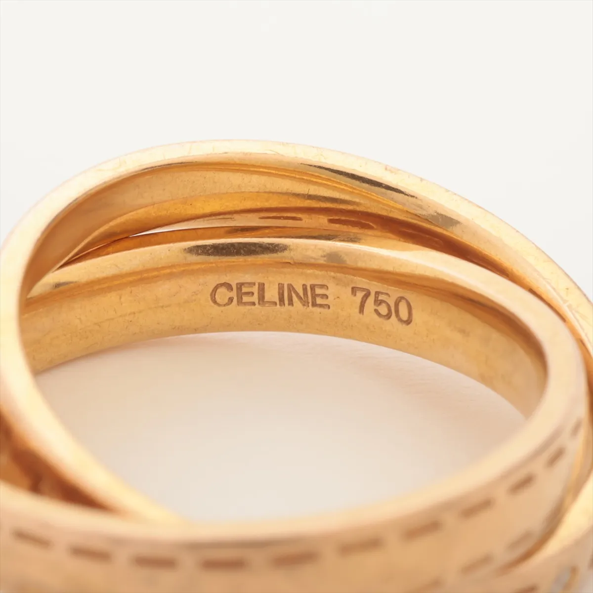 diamond ring, 750 (yellow gold), 8.1g, — view 3
