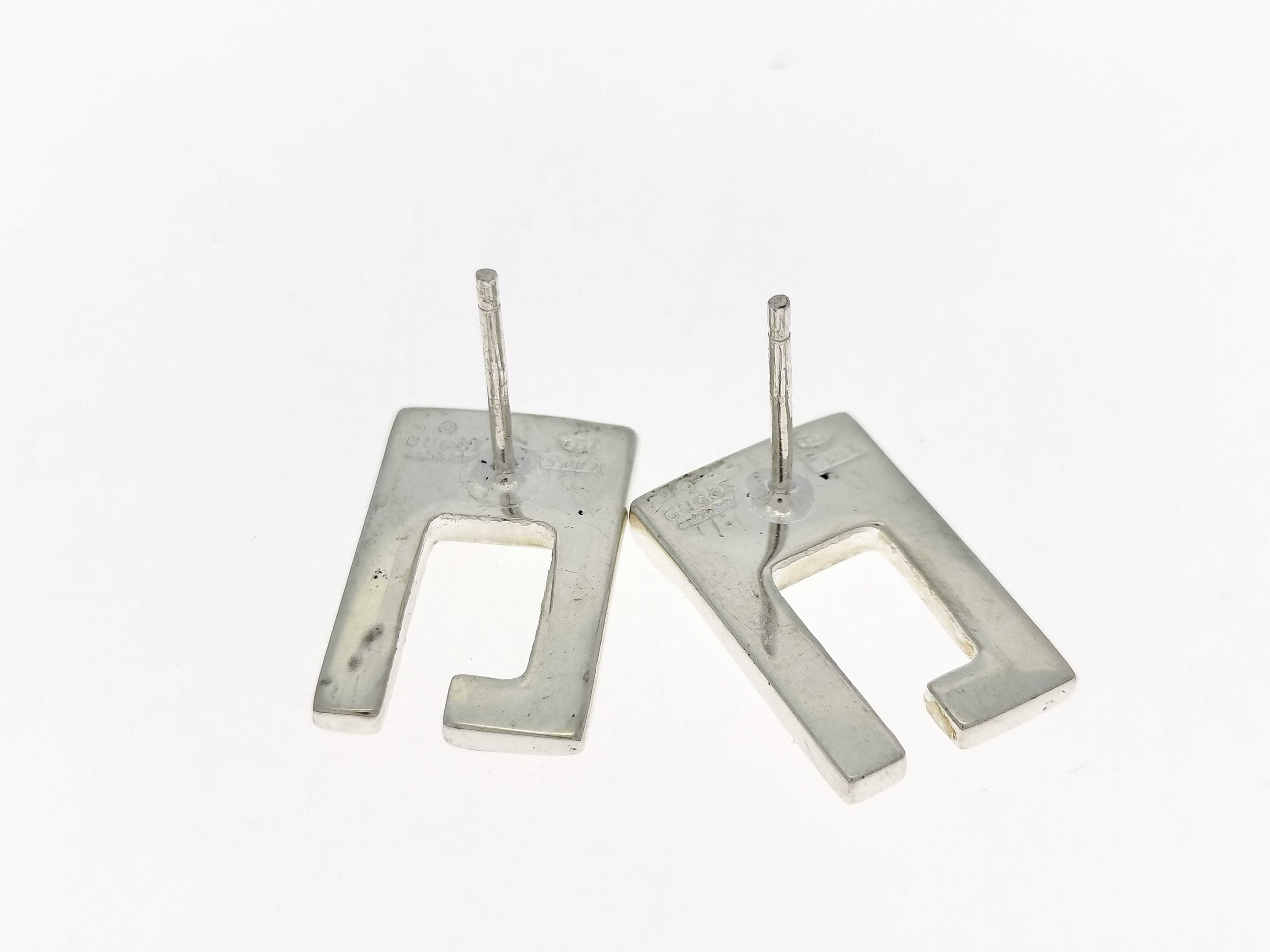 logo earrings, SV925, 5.6g, with dust bag and box. — view 6