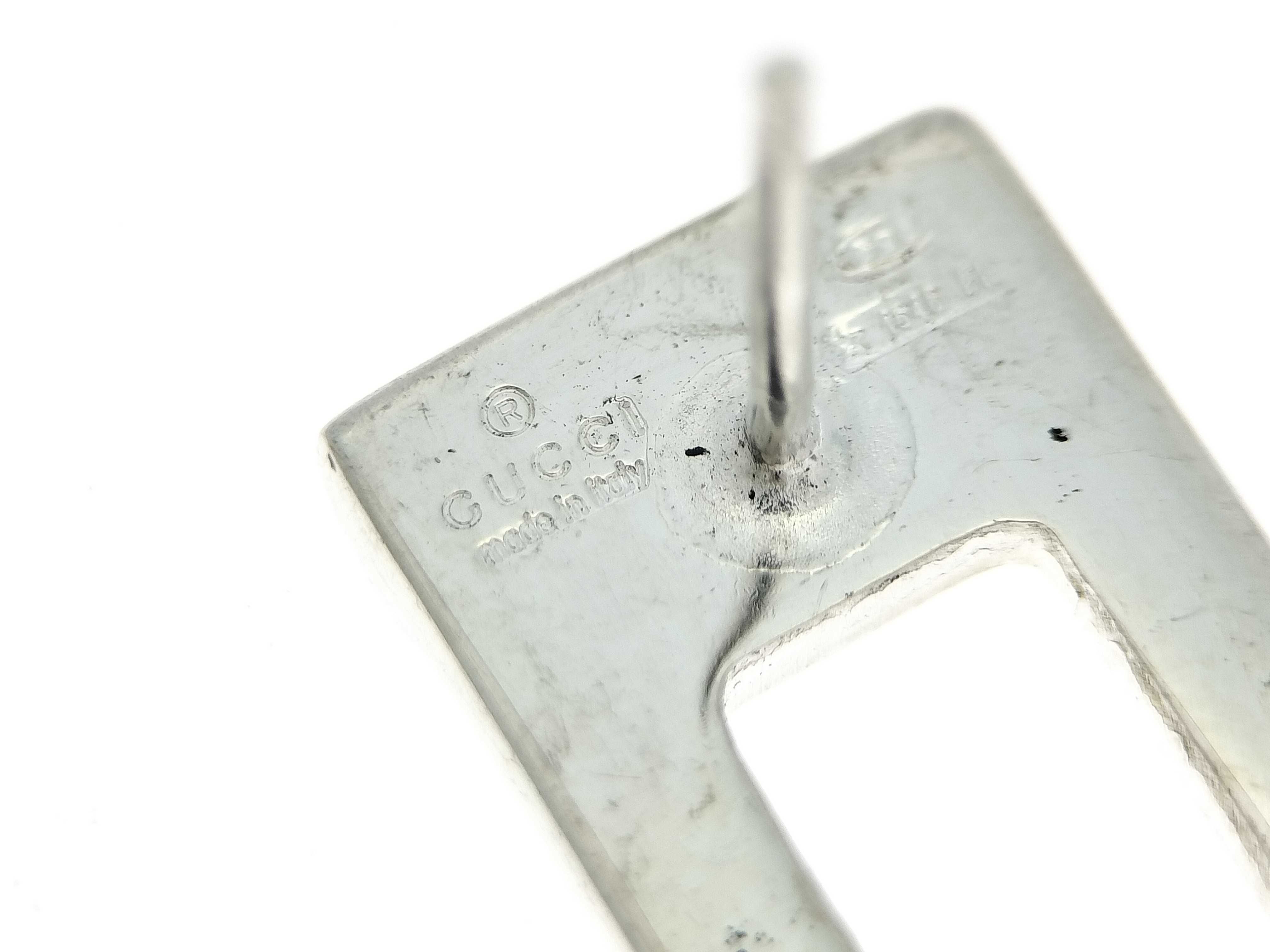 logo earrings, SV925, 5.6g, with dust bag and box. — view 8