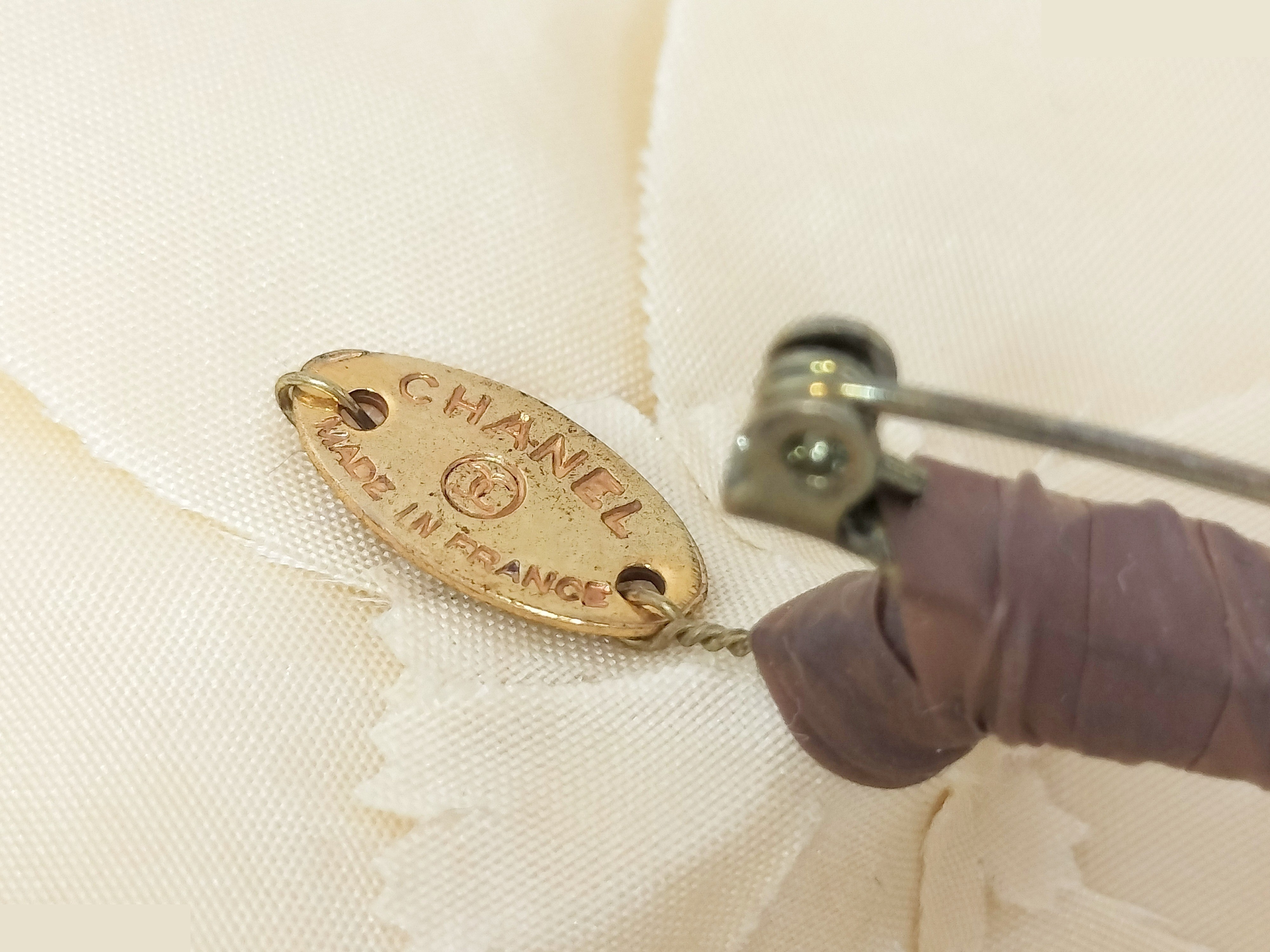 Camellia corsage brooch — view 3