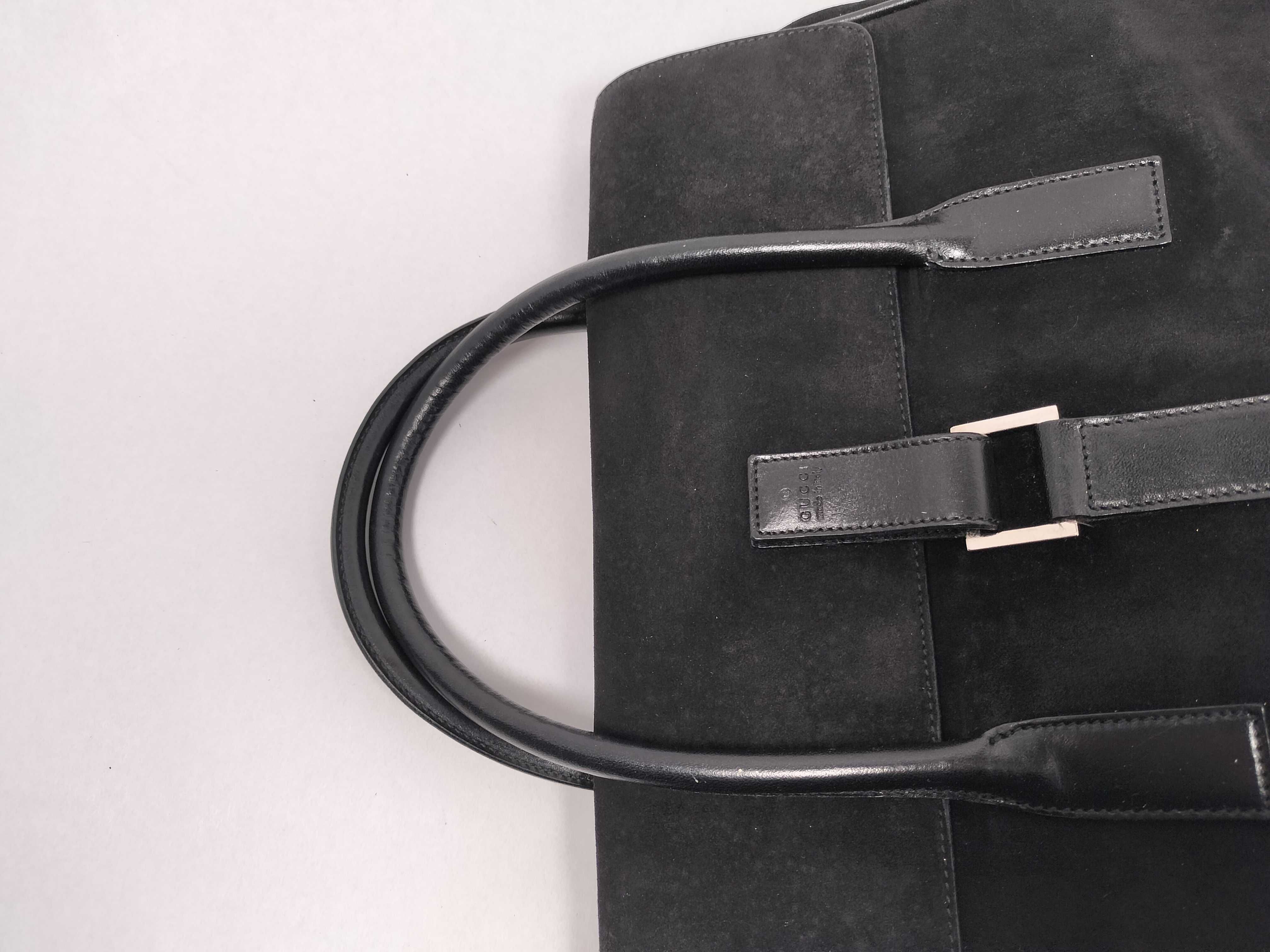 Suede Handbag — view 3