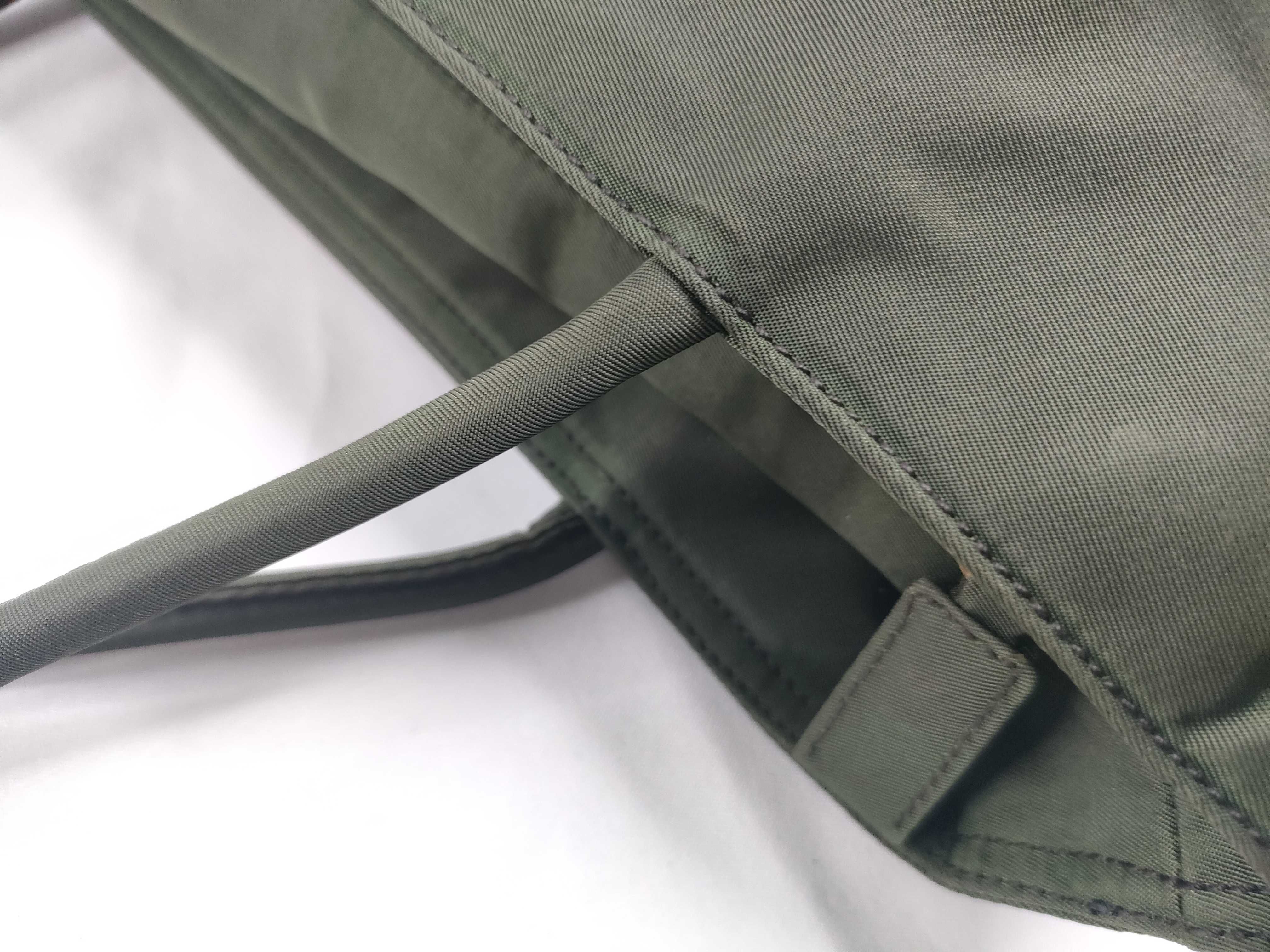 nylon tote bag, green tote bag — view 8