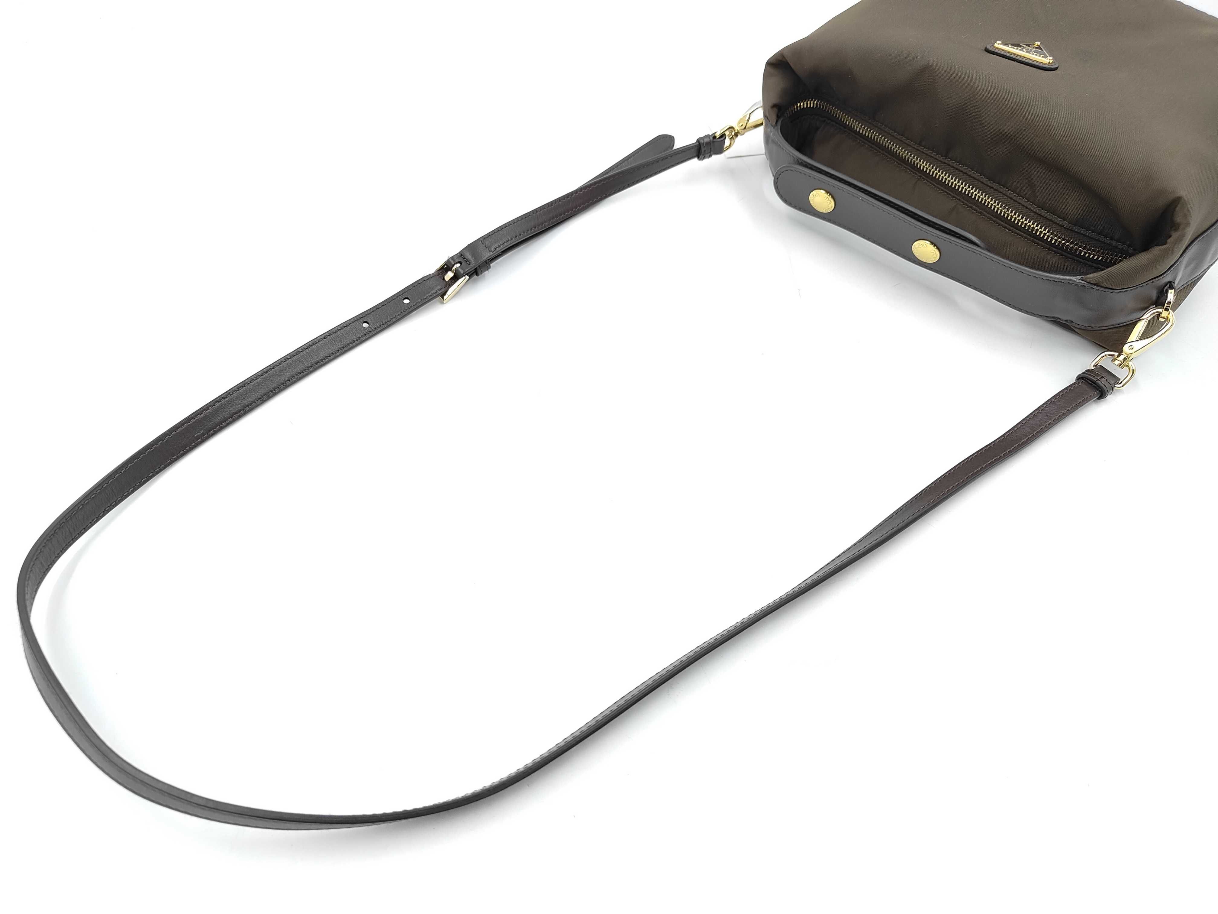 Nylon Cheri 1BC302 Brown Shoulder Bag — view 3