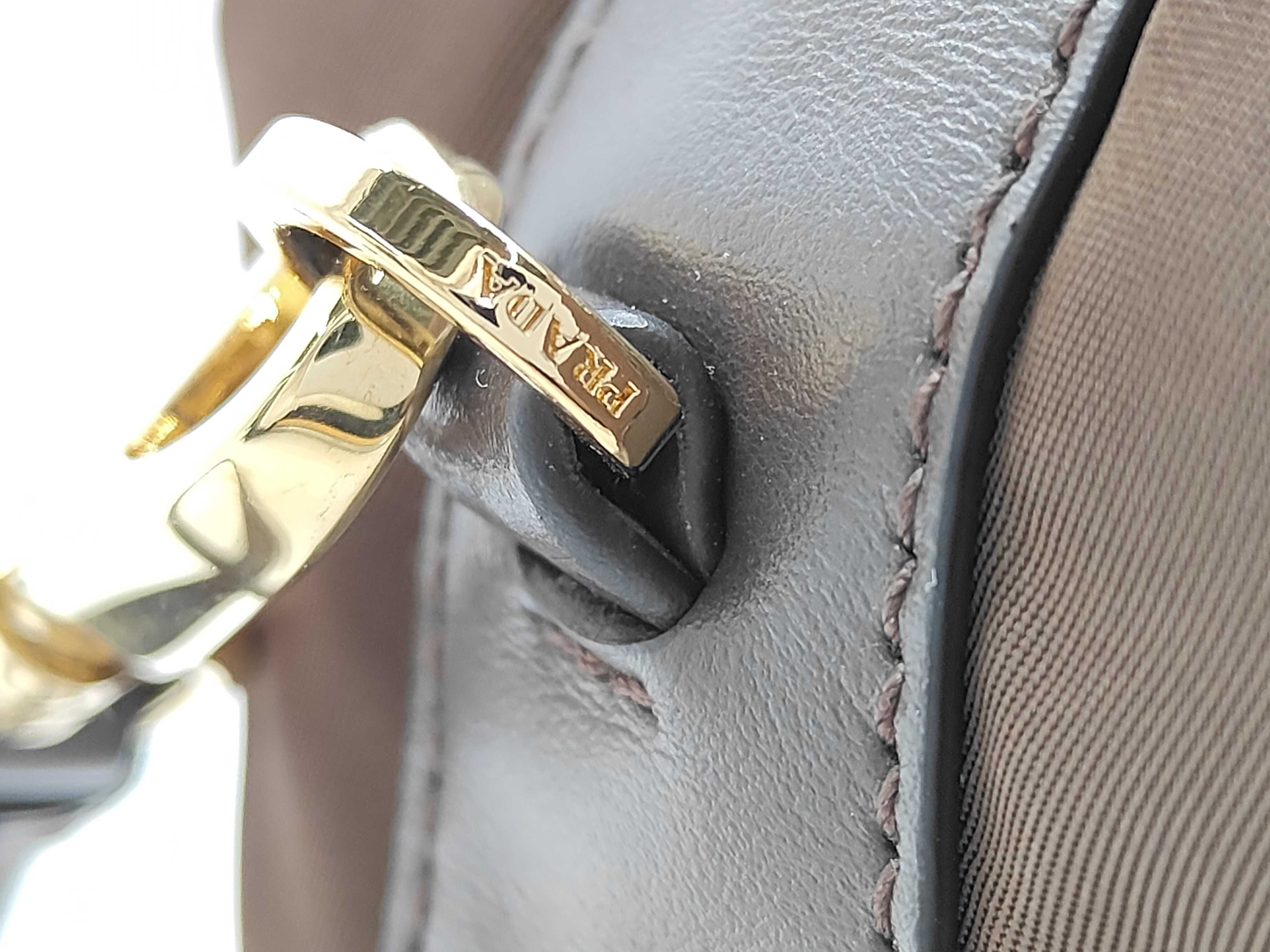 Nylon Cheri 1BC302 Brown Shoulder Bag — view 7