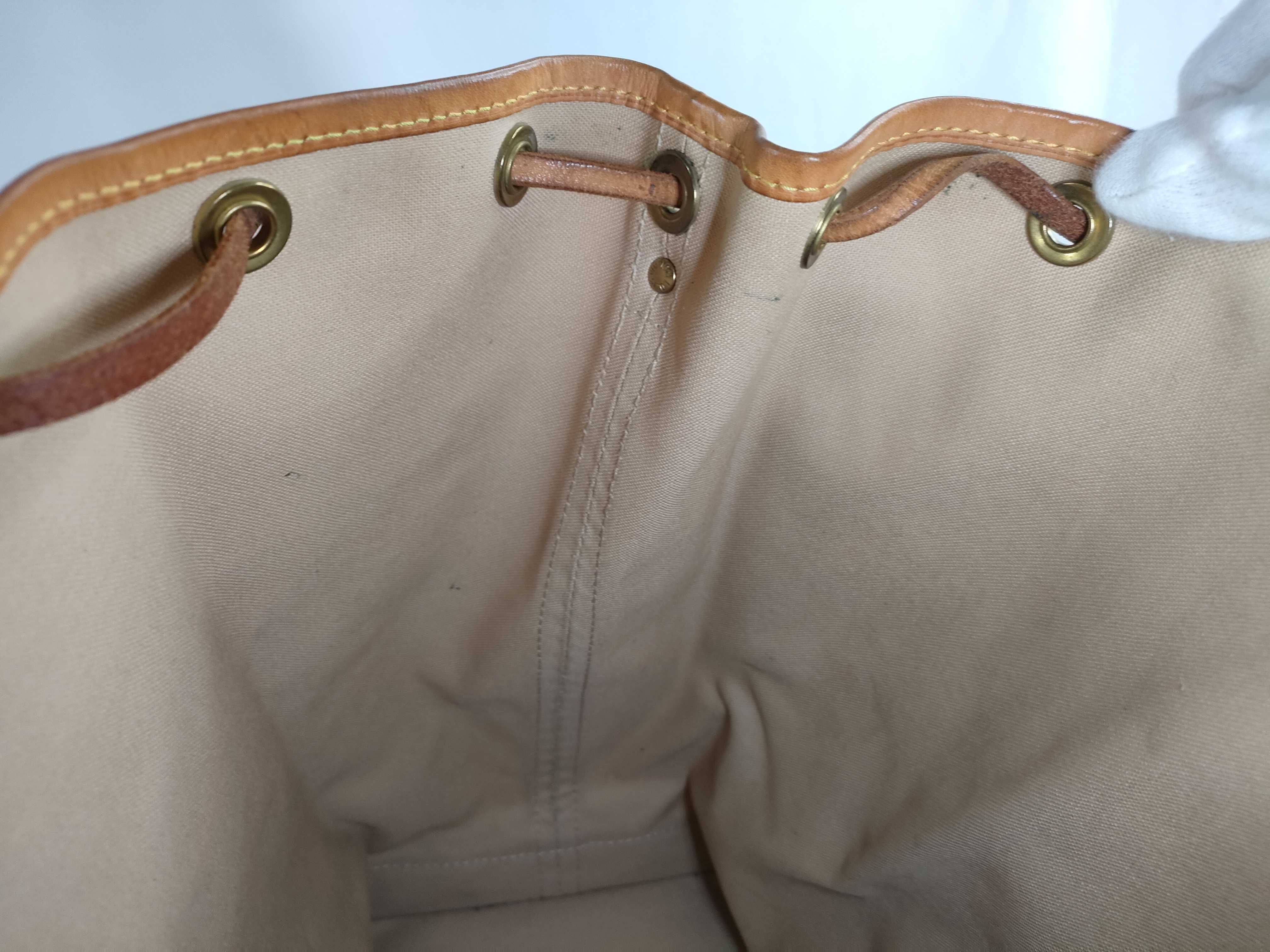 Damier Azur Louis Vuitton Brown Damier Noe Azur N42222 Shoulder Bag — view 11
