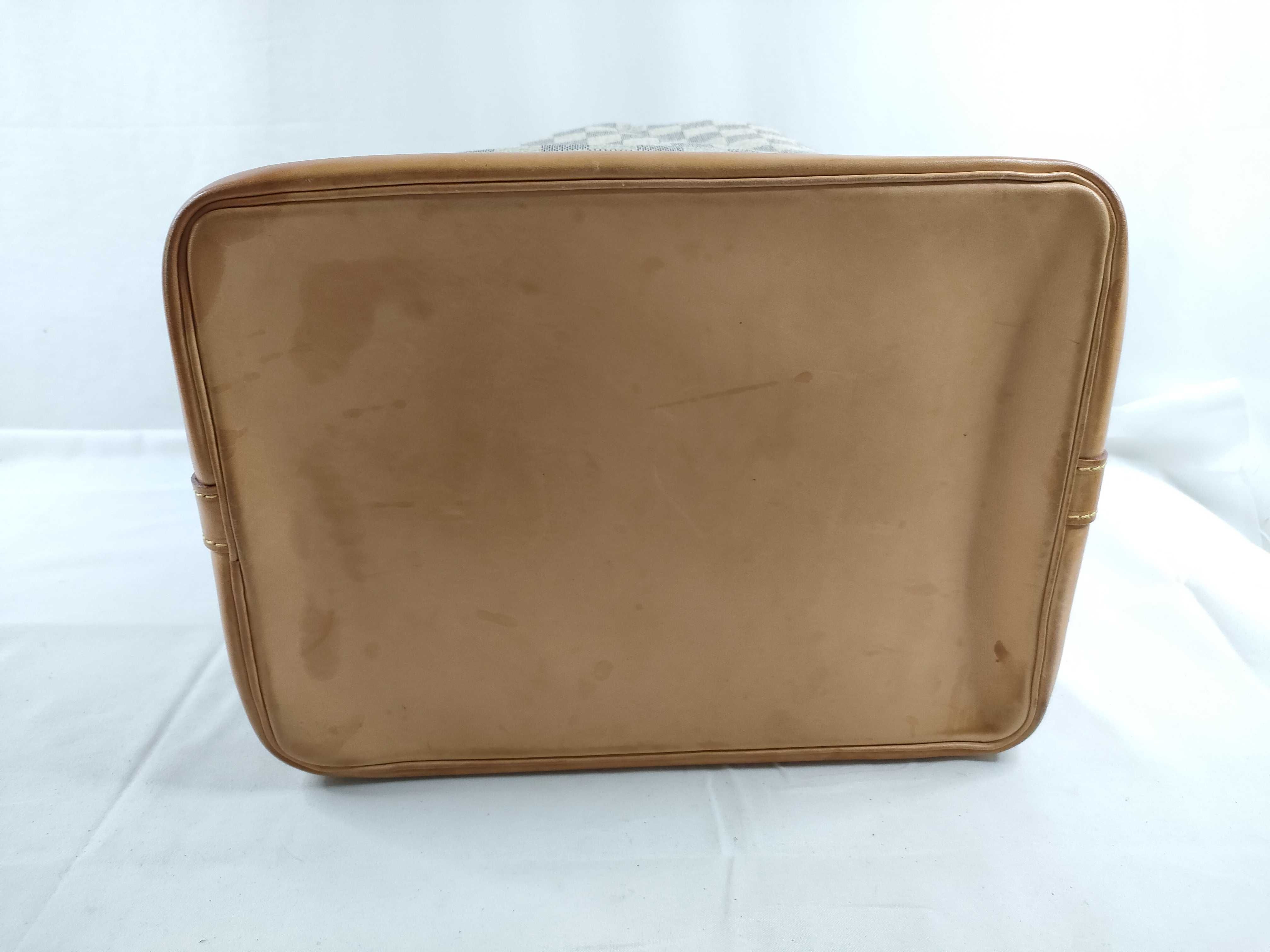 Damier Azur Louis Vuitton Brown Damier Noe Azur N42222 Shoulder Bag — view 4
