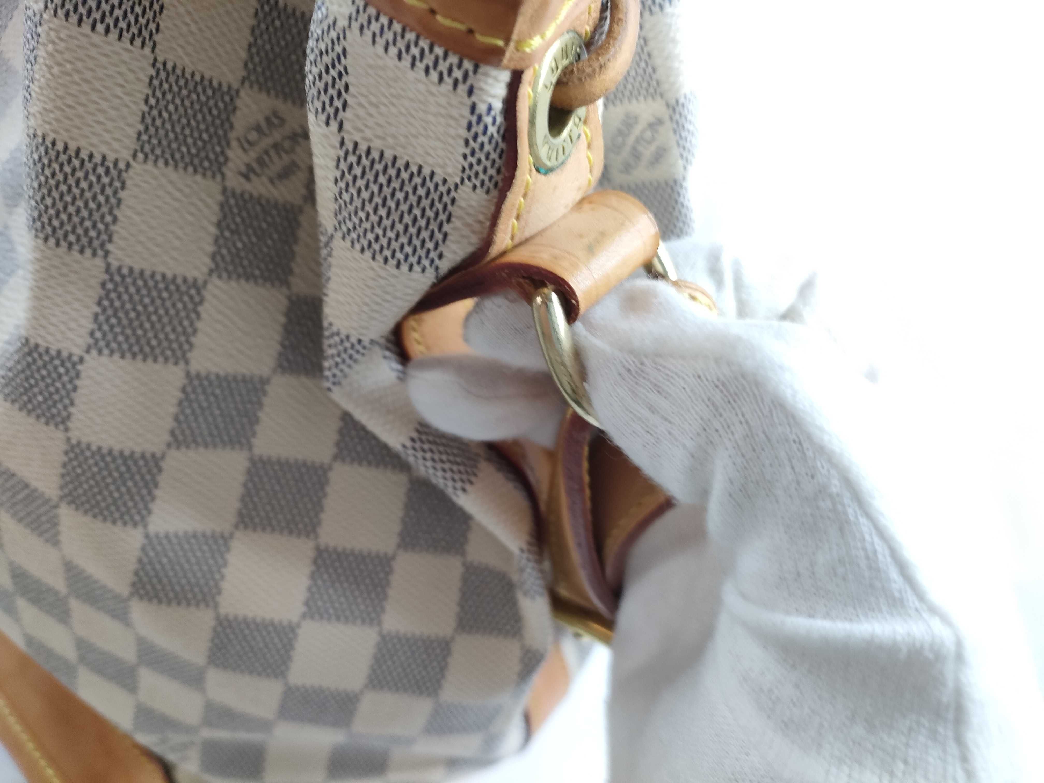 Damier Azur Louis Vuitton Brown Damier Noe Azur N42222 Shoulder Bag — view 9