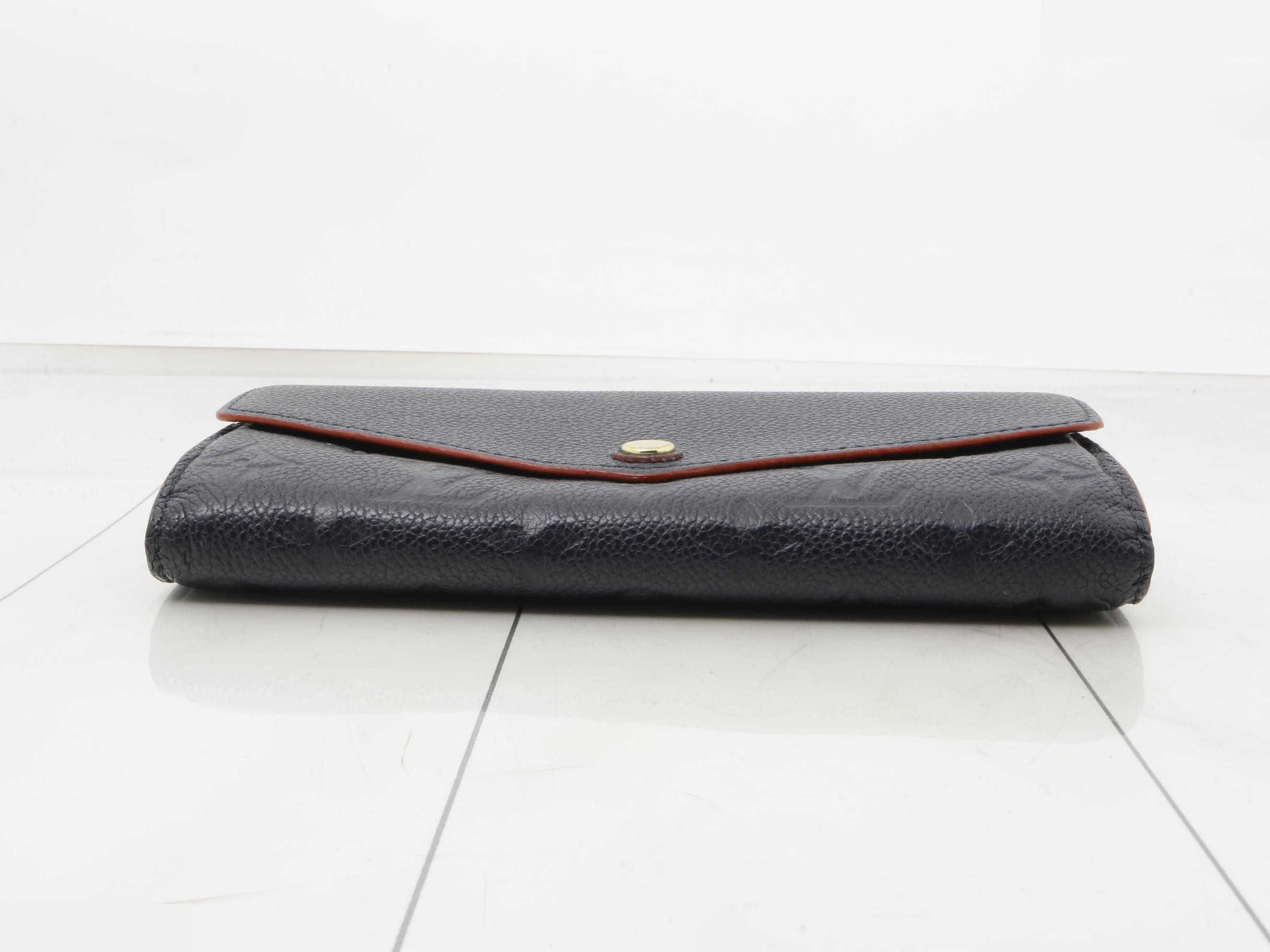 Portefeuille Sarah Marine Rouge — view 3