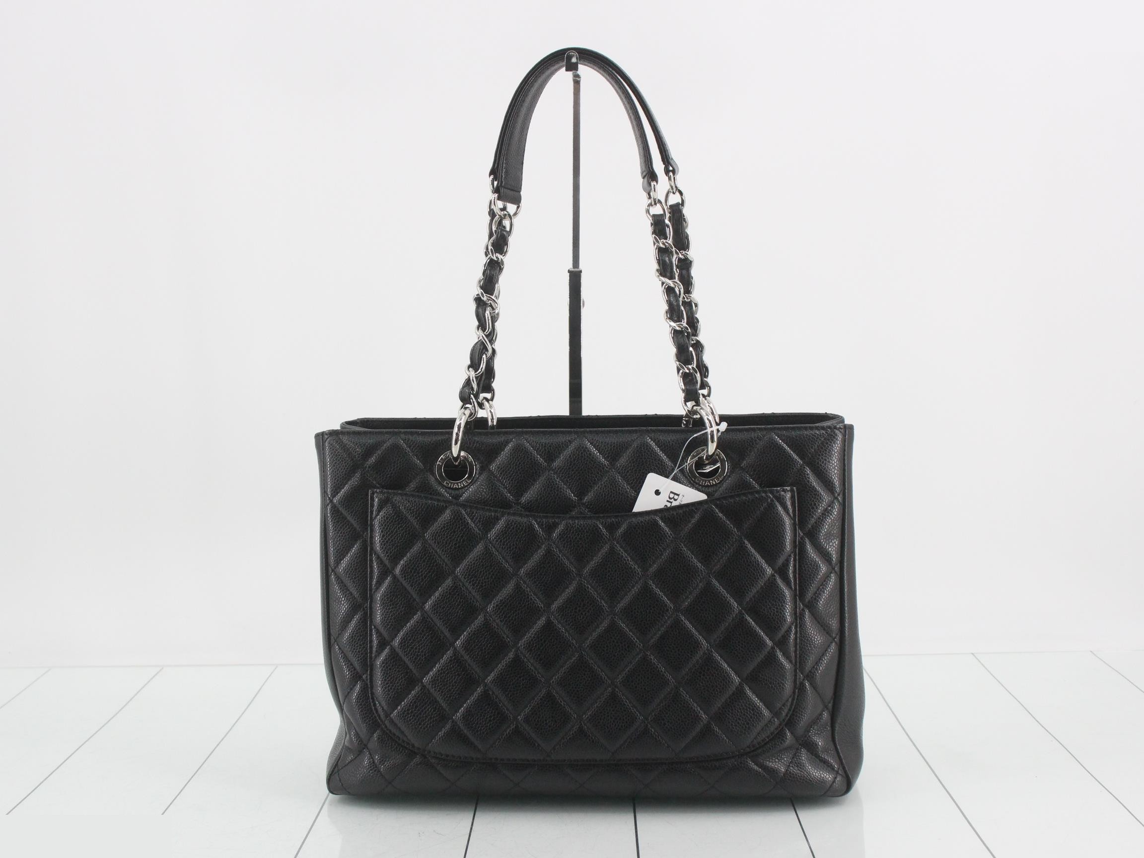 GST Caviar Skin Chain Tote — view 2