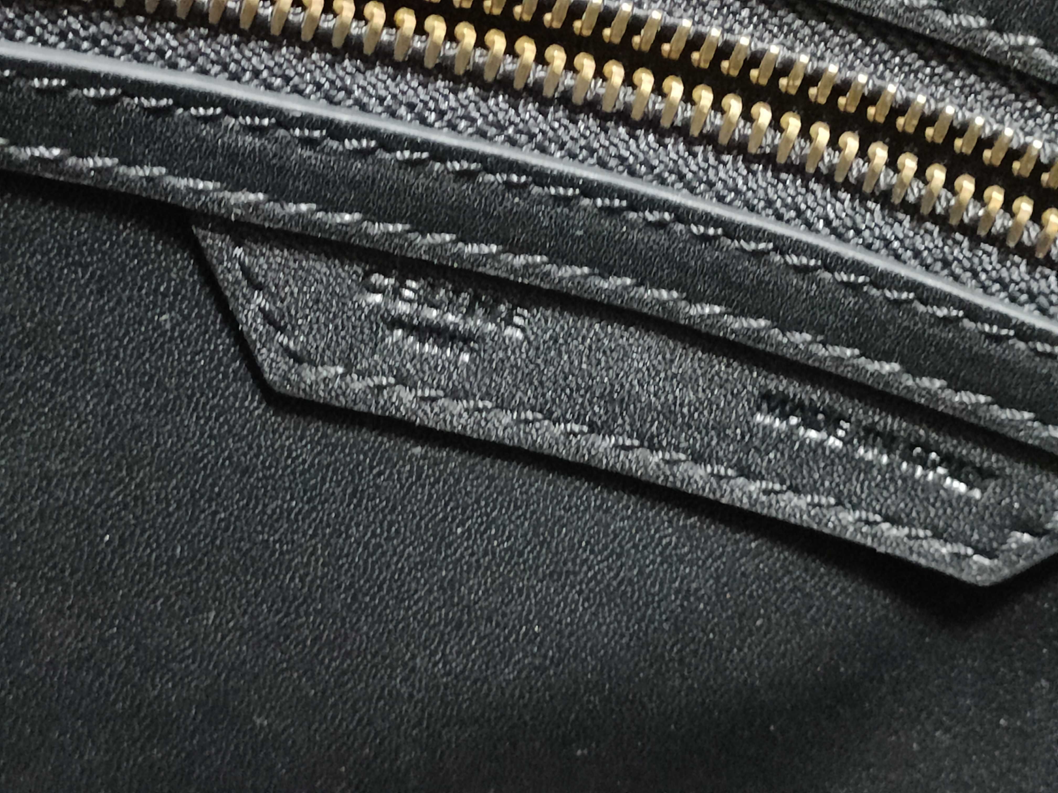 Luggage Phantom Leather Handbag, Black — view 12