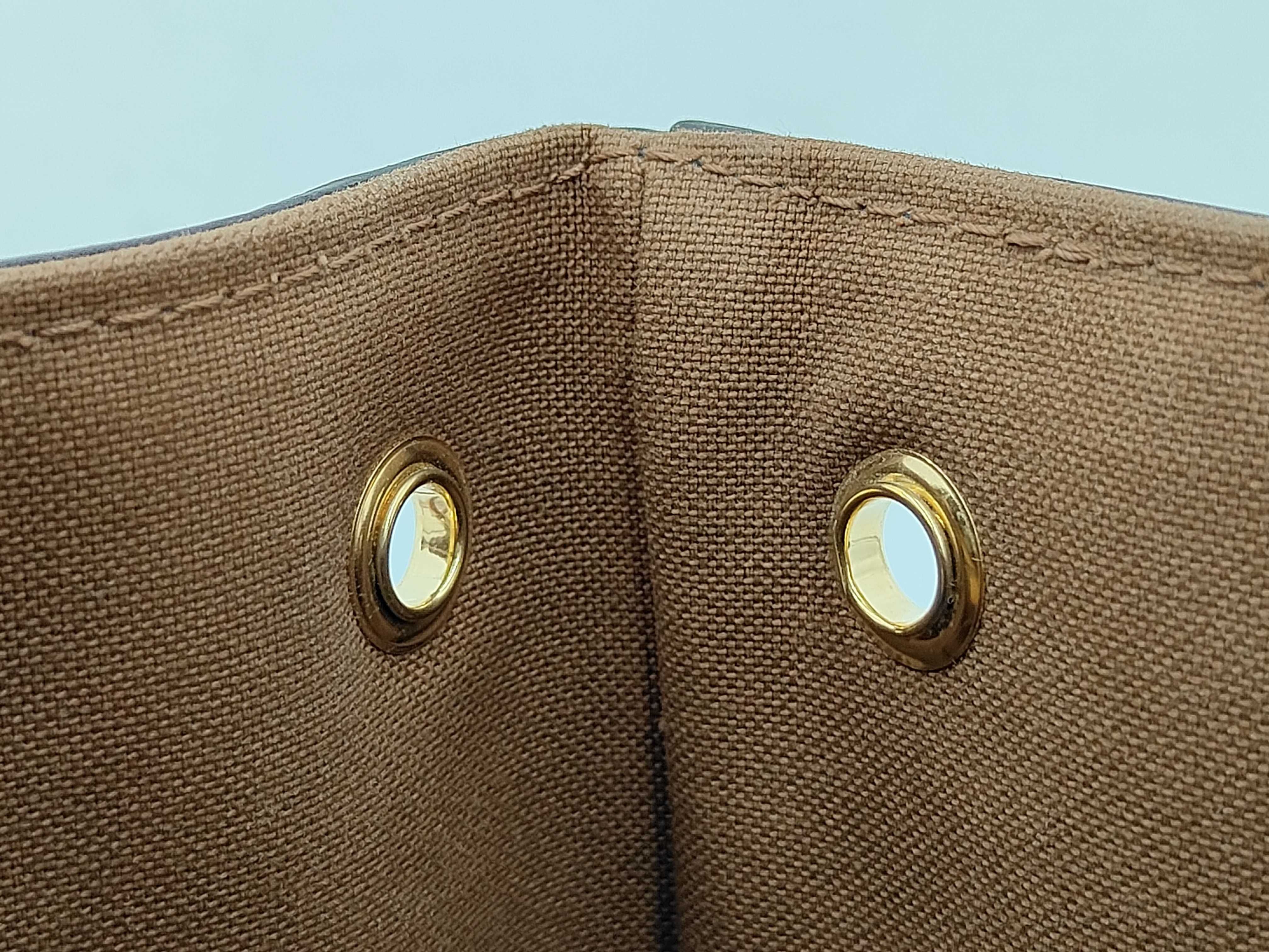 Montsouris BB Canvas x Calf Leather Backpack — view 12