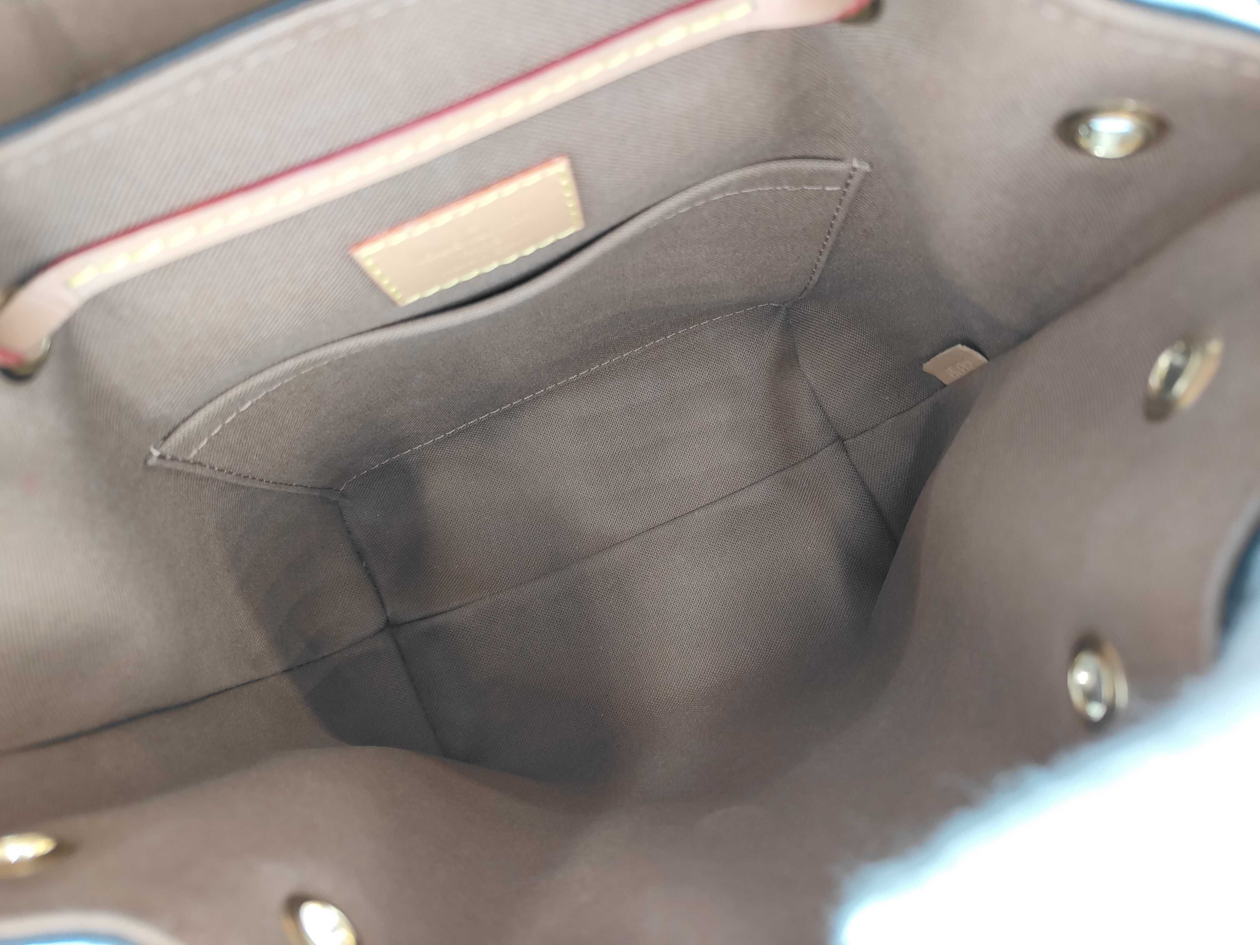 Montsouris BB Canvas x Calf Leather Backpack — view 9