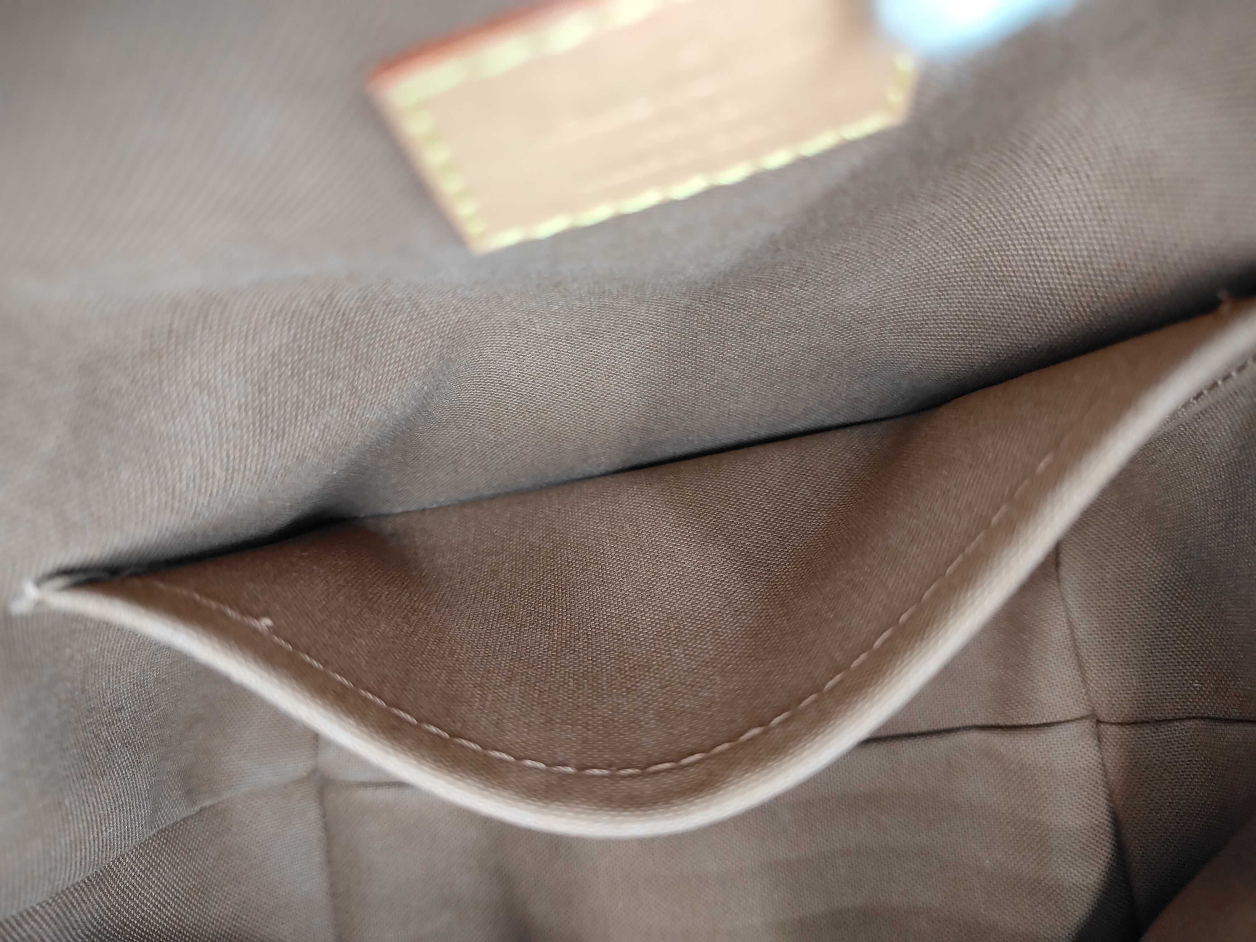 Montsouris BB Canvas x Calf Leather Backpack — view 10