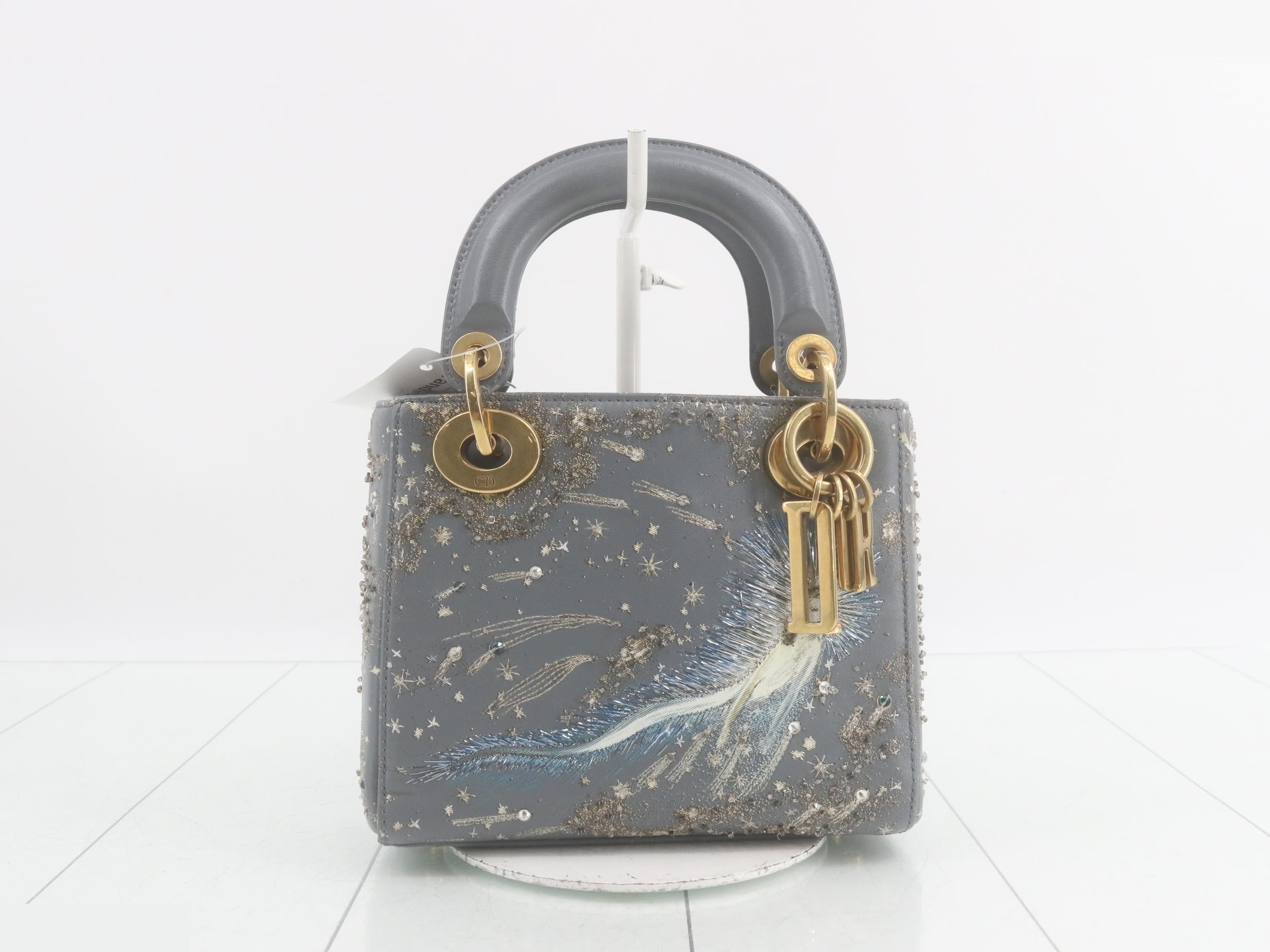Lady Dior I Feel Blue 2-Way Handbag