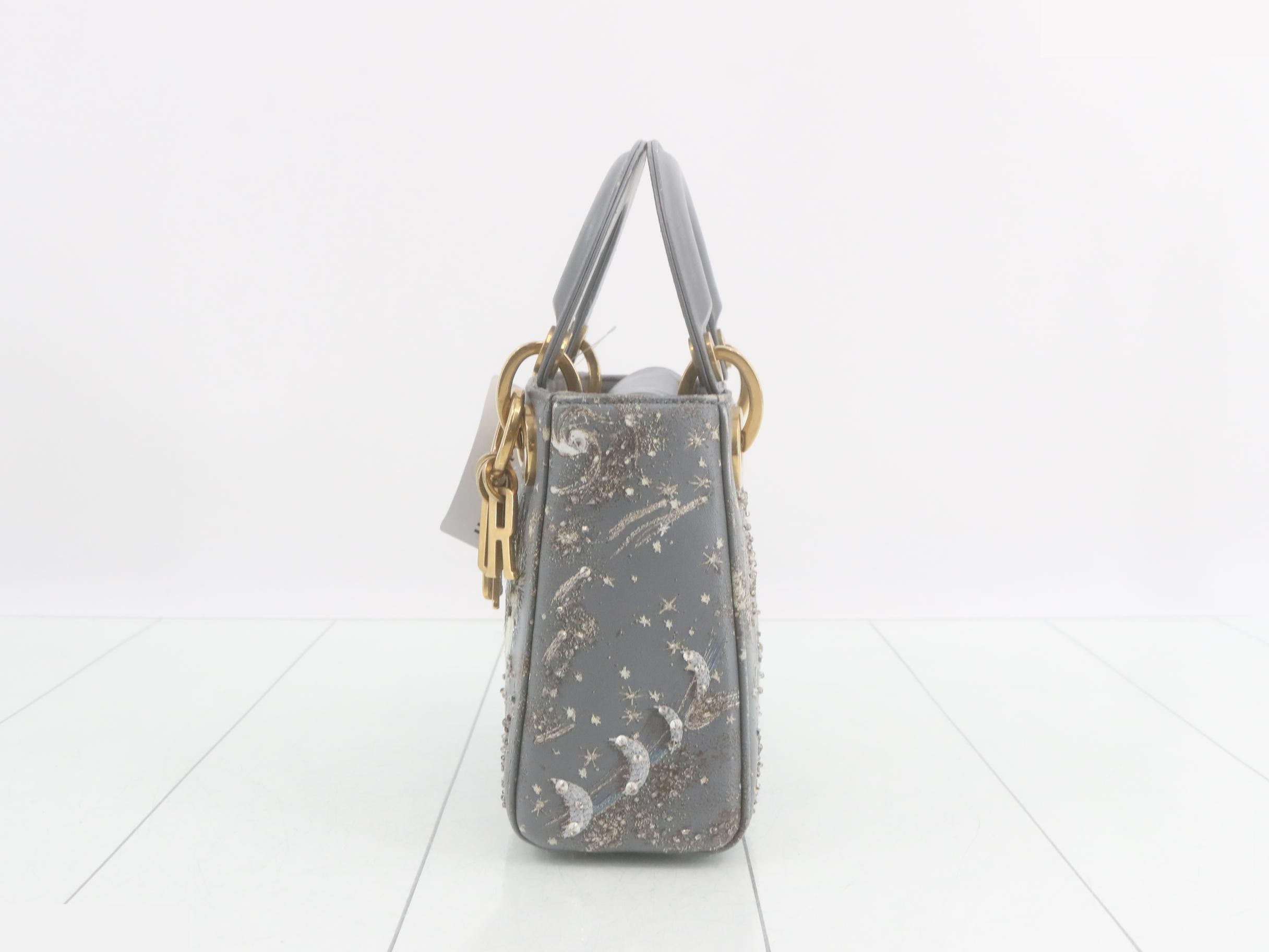 Lady Dior I Feel Blue 2-Way Handbag — view 3