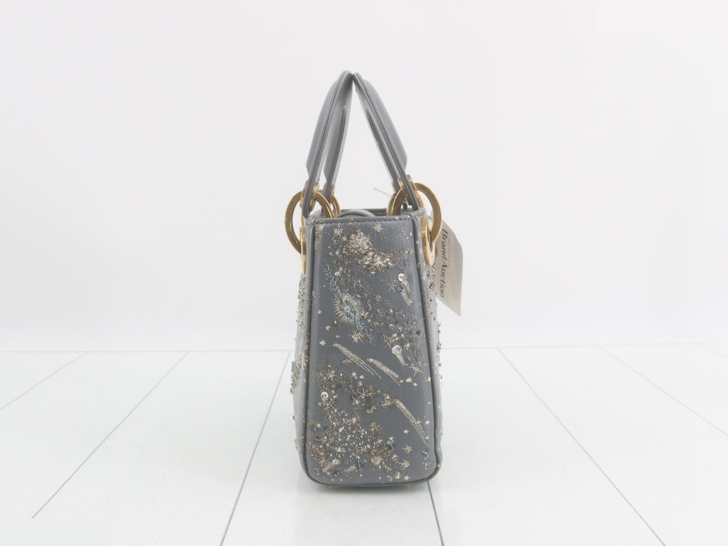 Lady Dior I Feel Blue 2-Way Handbag — view 4