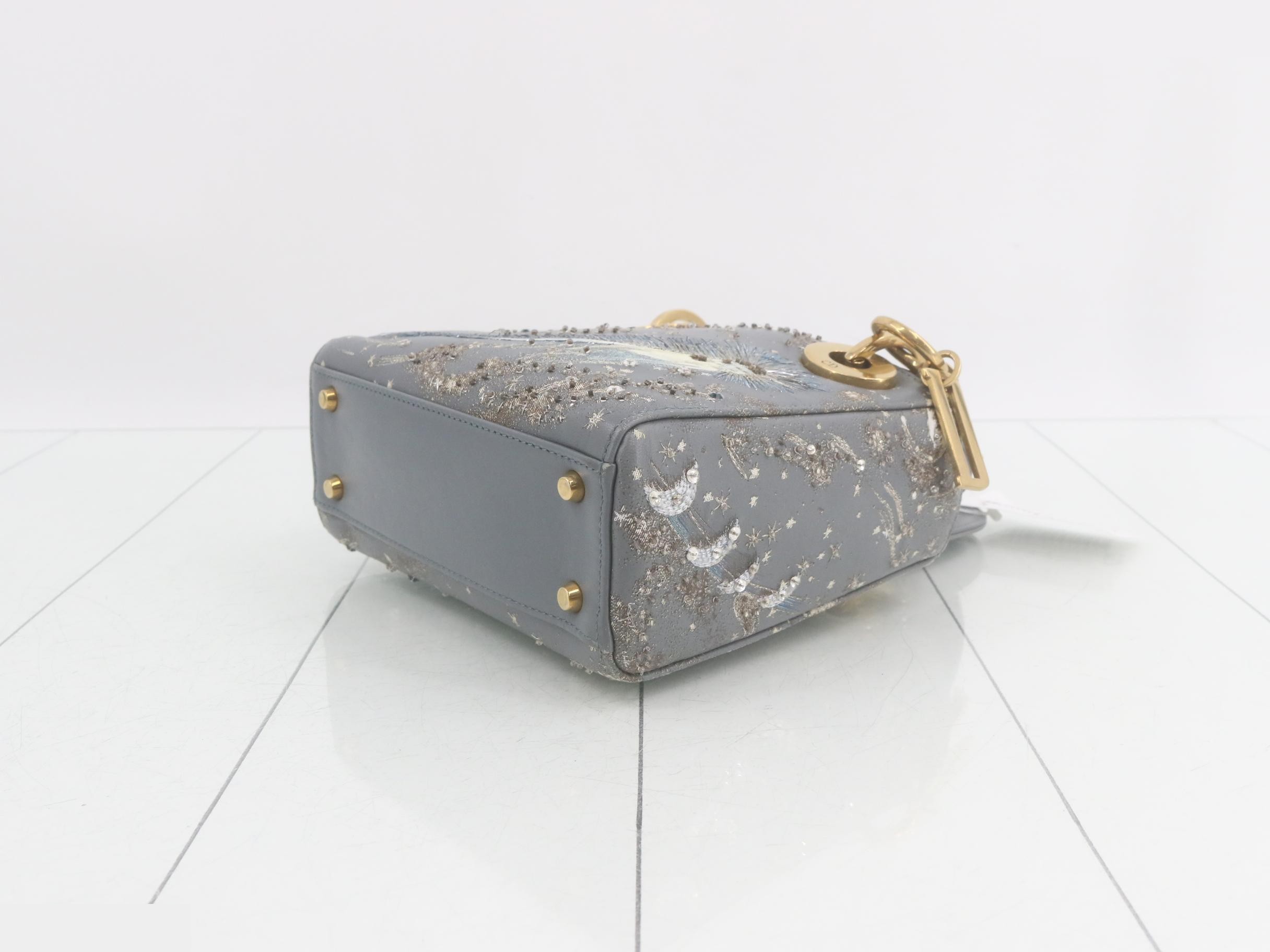 Lady Dior I Feel Blue 2-Way Handbag — view 6