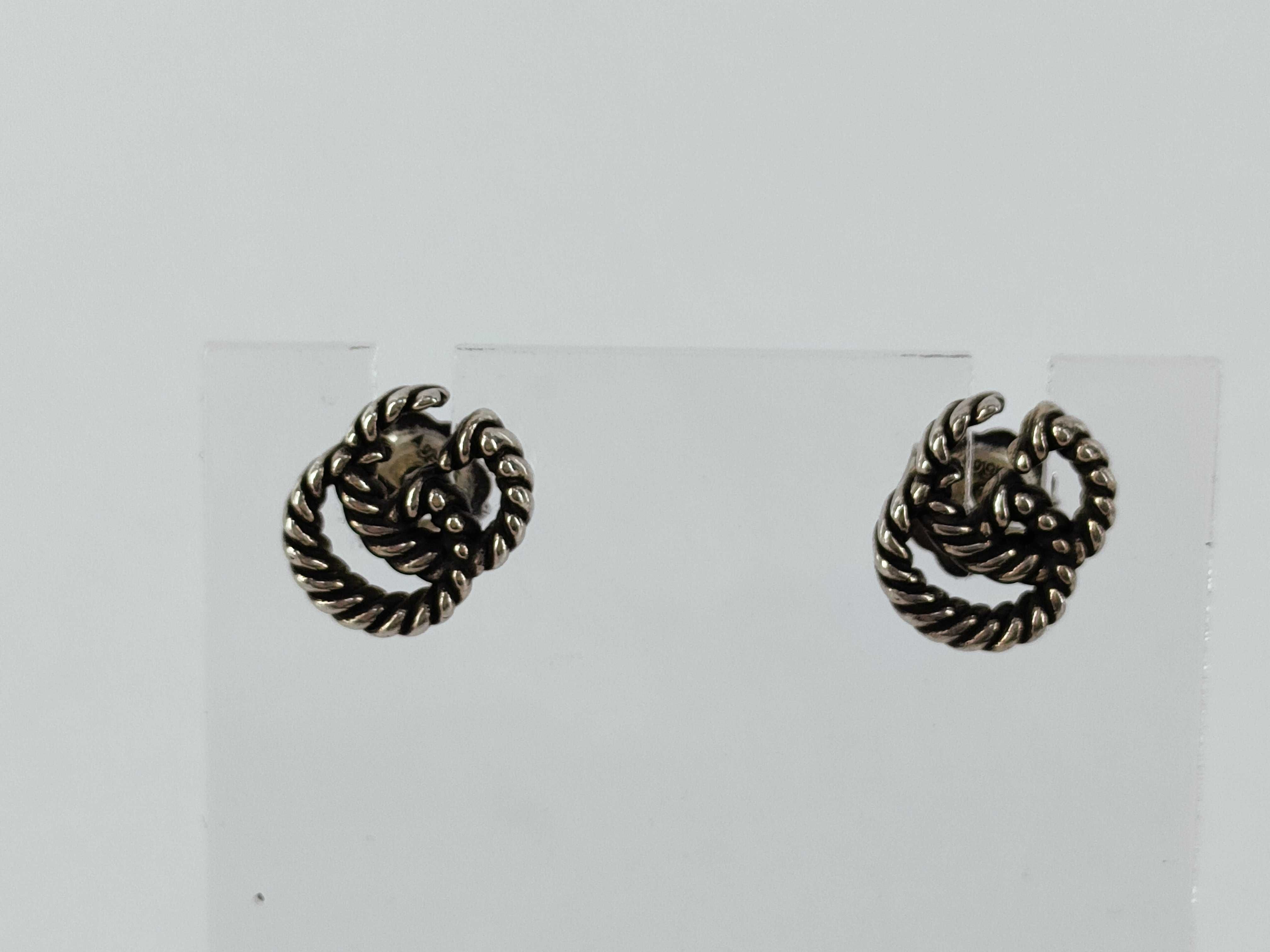 GG Marmont Double G Earrings, Silver AG925 Earrings