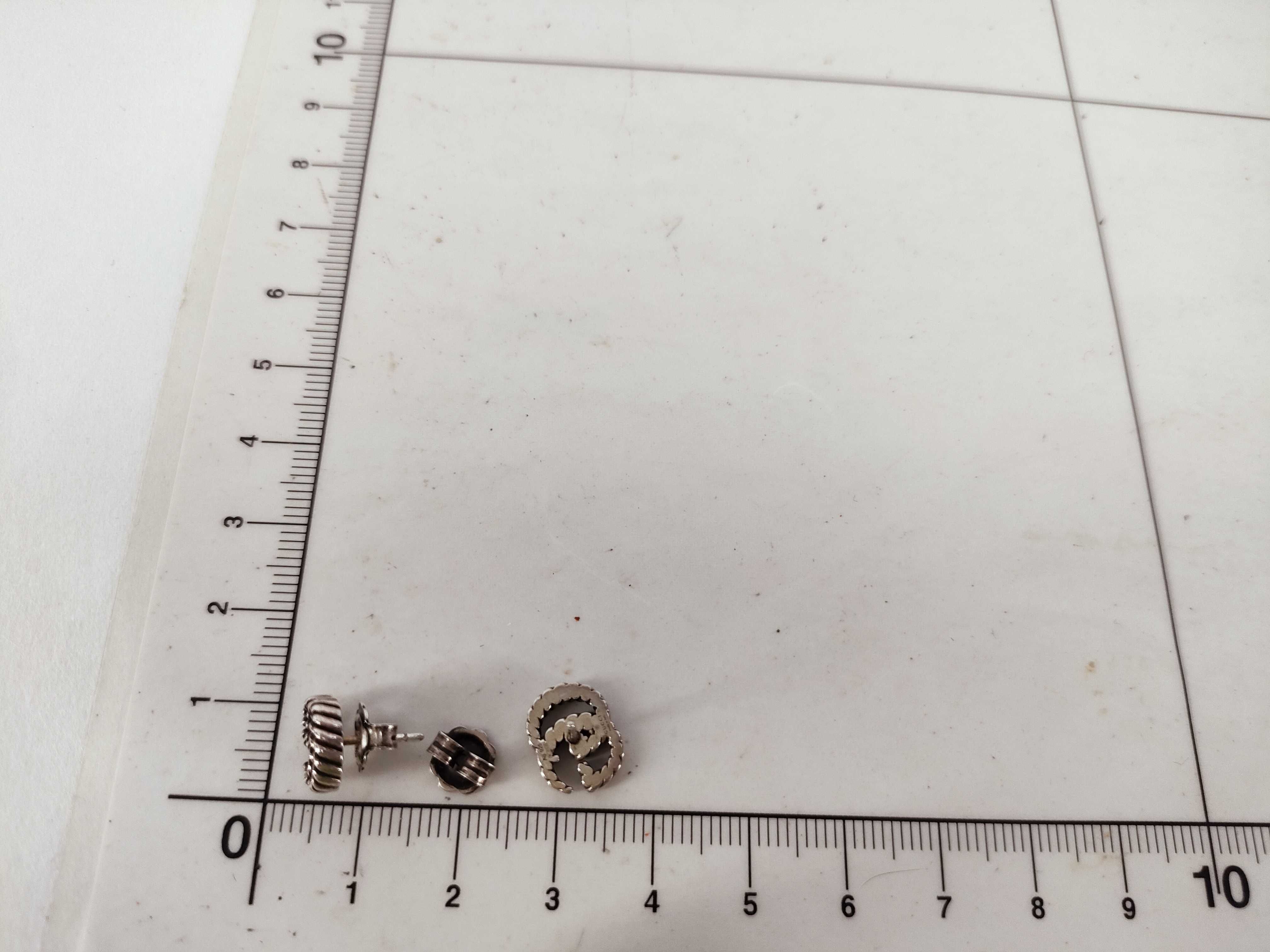 GG Marmont Double G Earrings, Silver AG925 Earrings — view 9