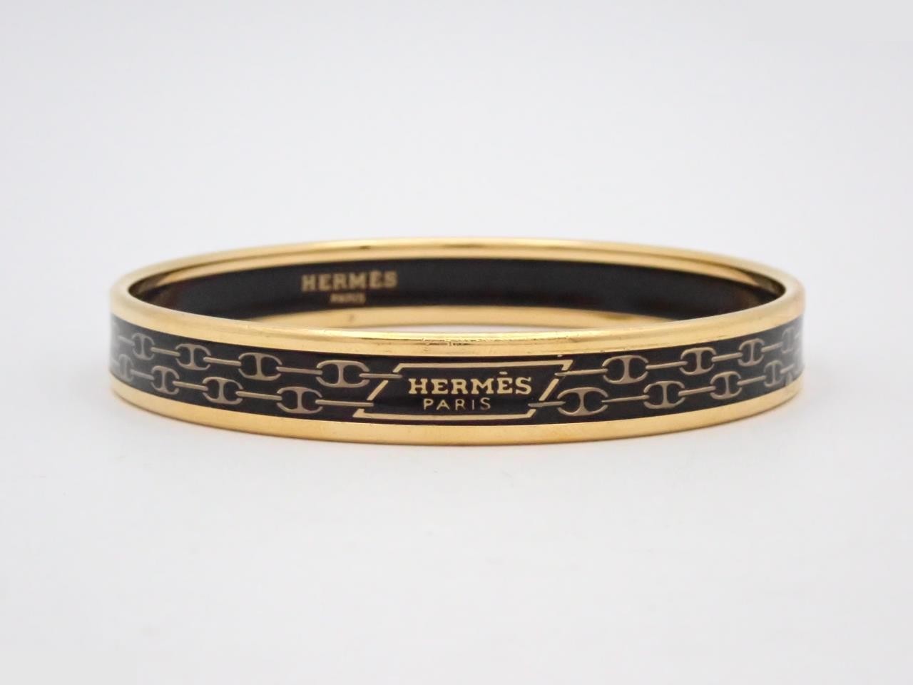 Bangle, Emaille Chaine d'Ancre, Wrist circumference approximately 19.5 cm