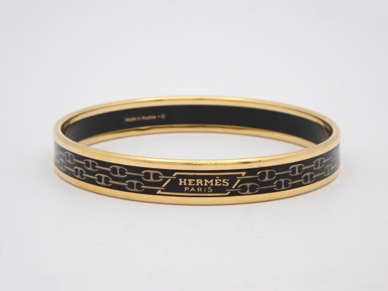Bangle, Emaille Chaine d'Ancre, Wrist circumference approximately 19.5 cm — view 2
