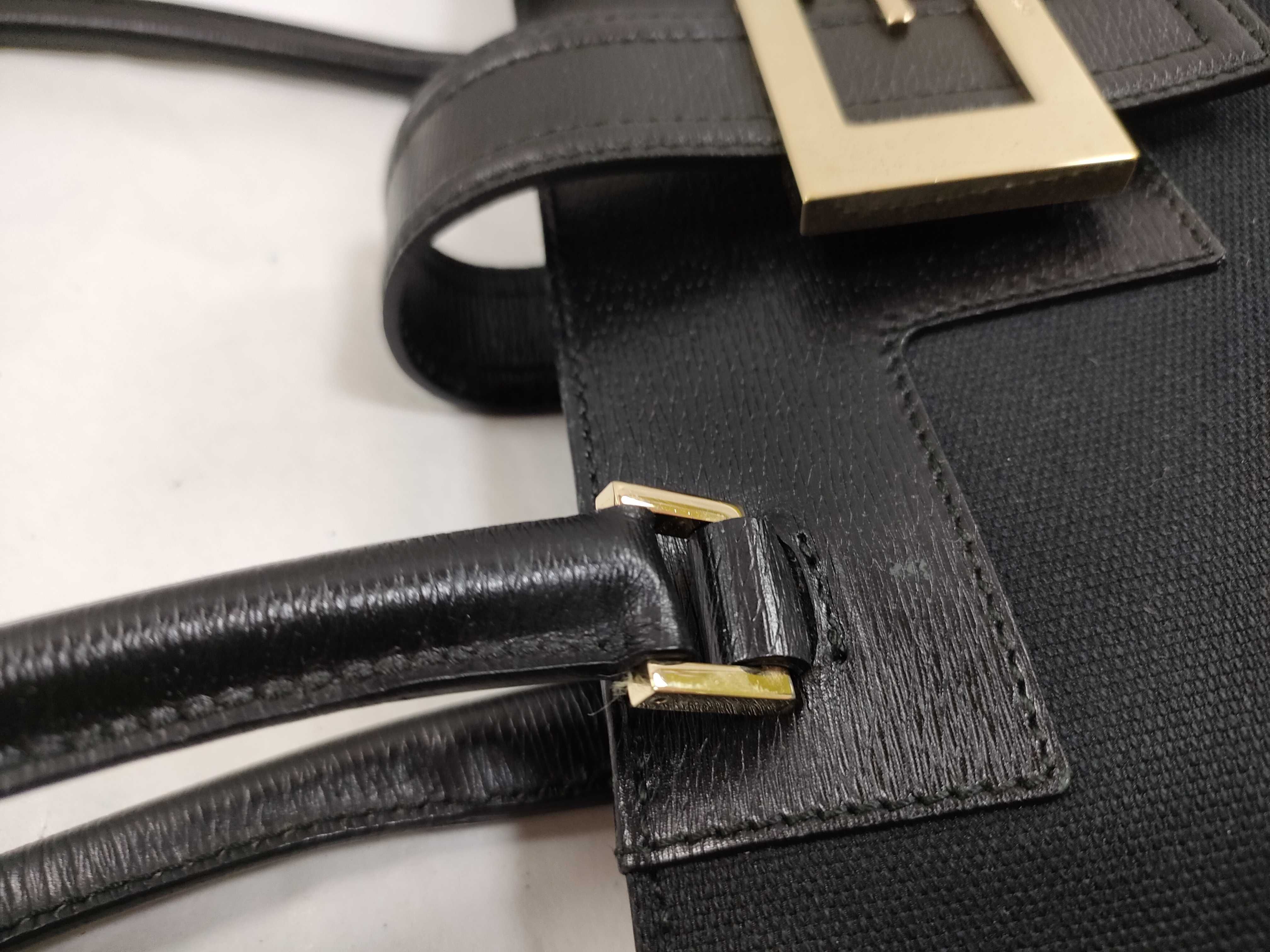 GG Canvas 【S】866 Gucci GG Canvas 02.1109.001998 Gold Hardware Tote Bag — view 5