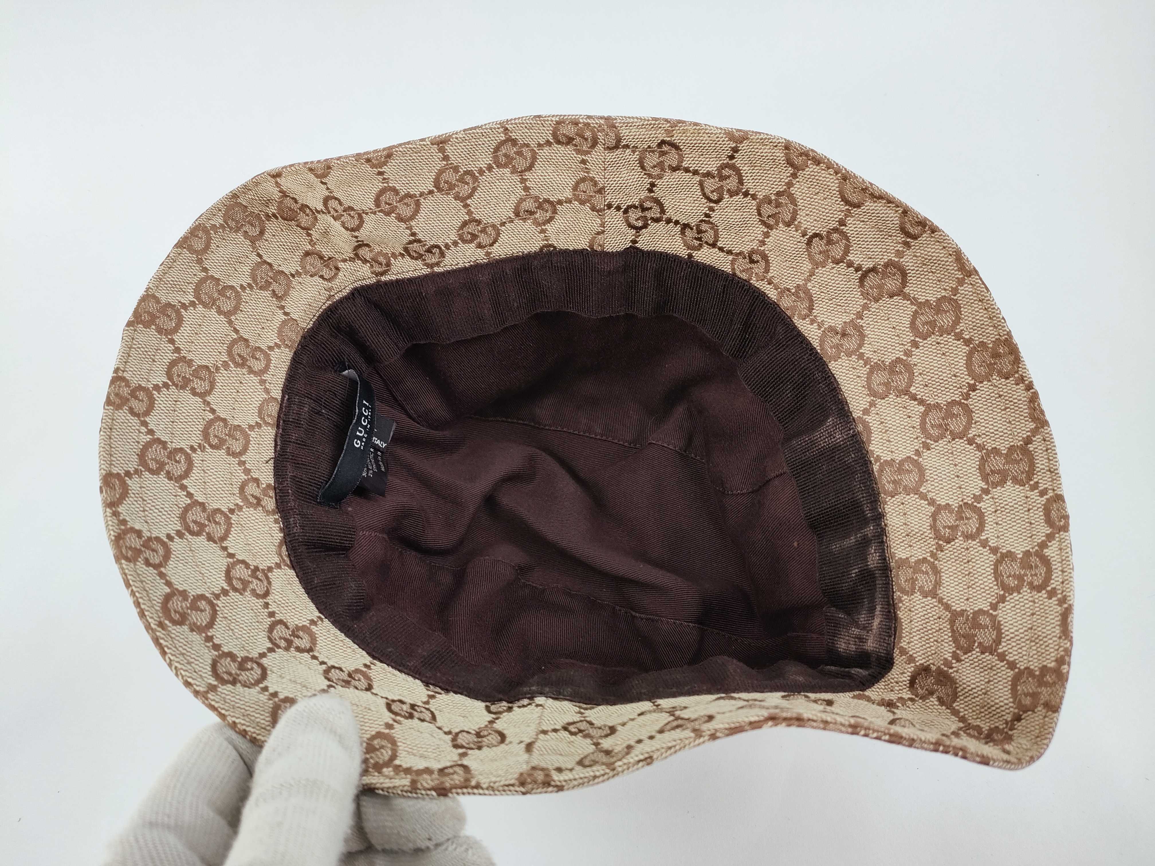 GG Supreme Gucci GG Canvas Sherry Line Bucket Hat and other accessories — view 5