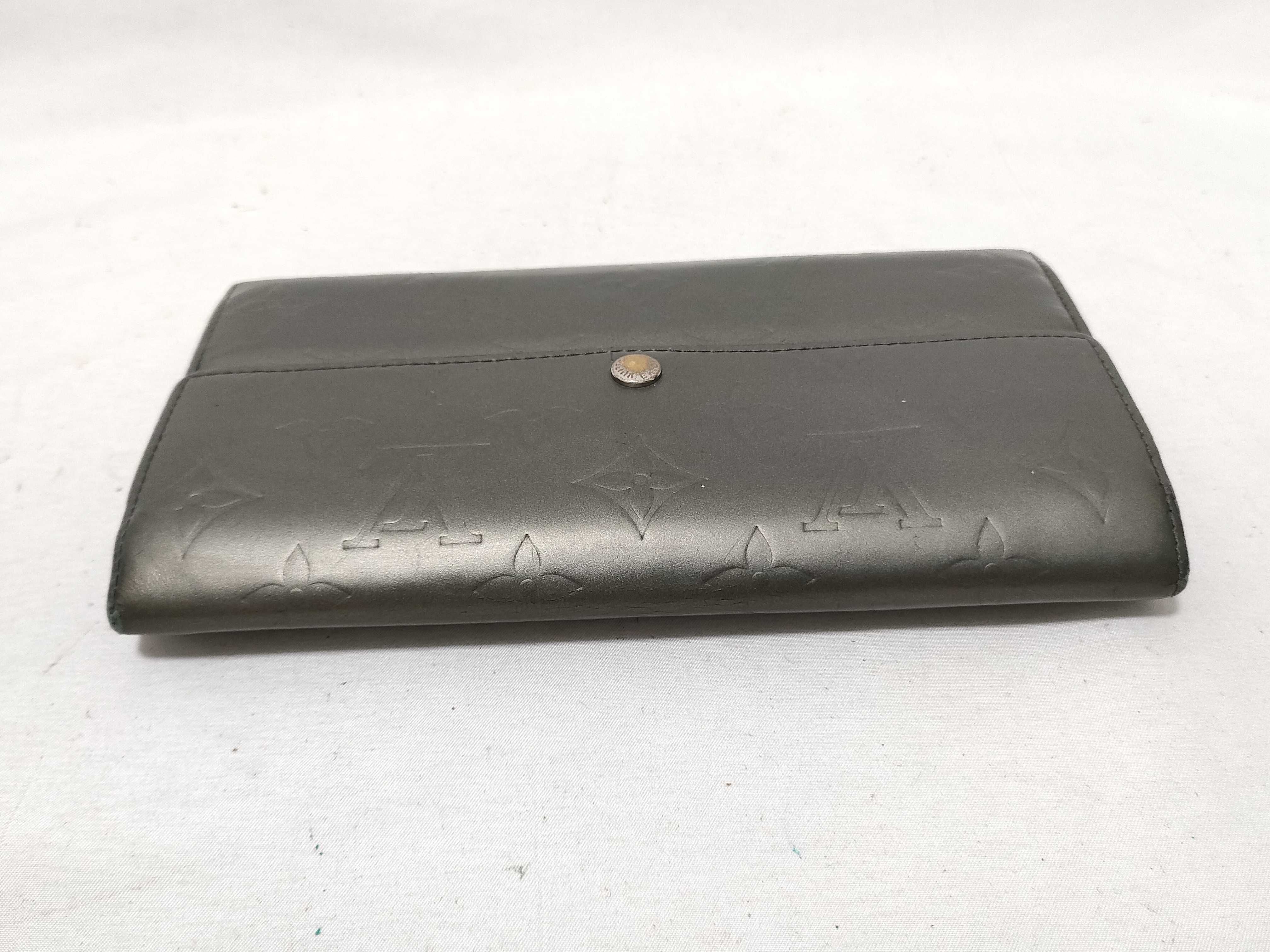 Monogram Matte Sarah Wallet — view 6