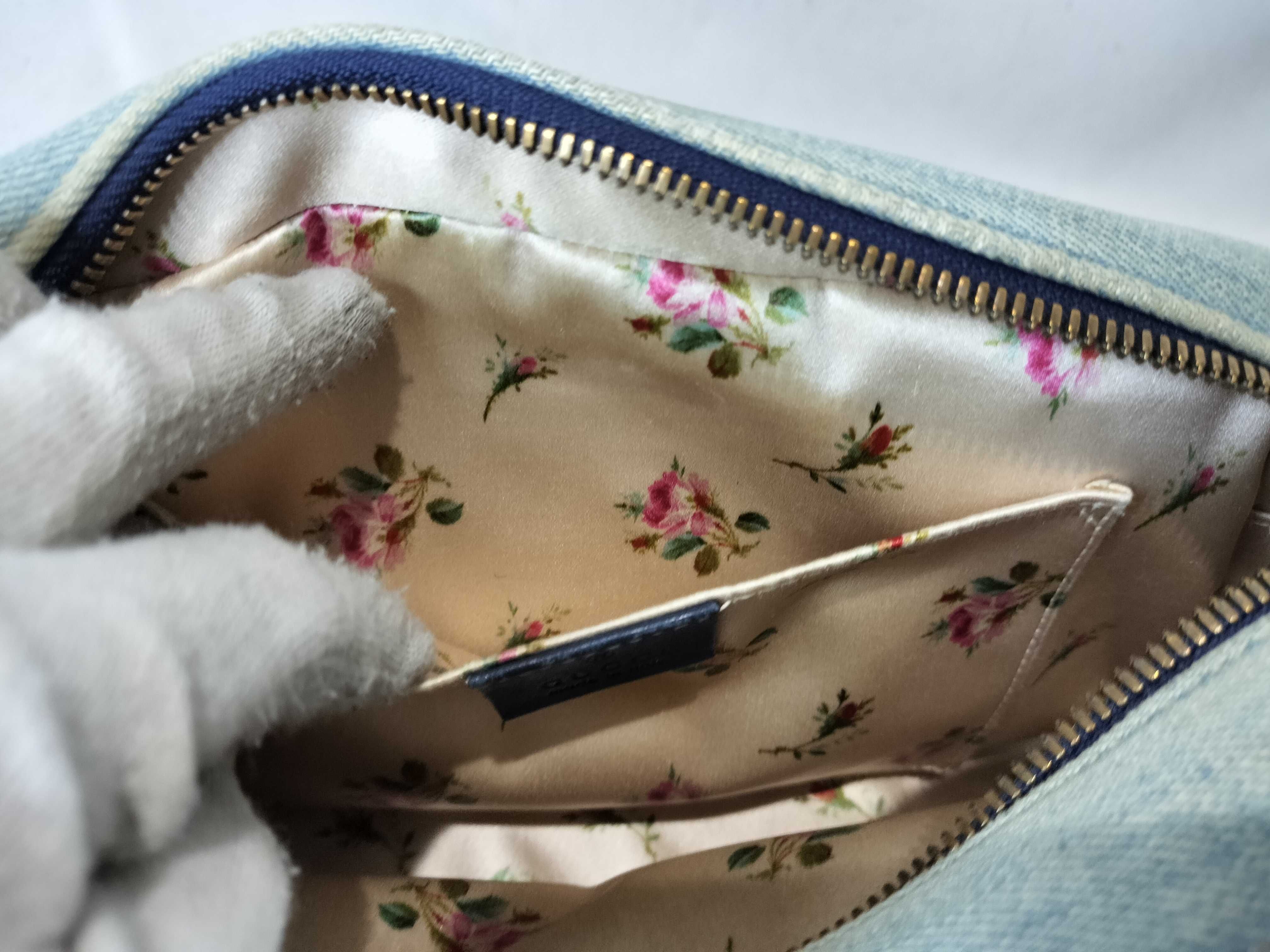 GG Denim Shoulder Bag — view 11