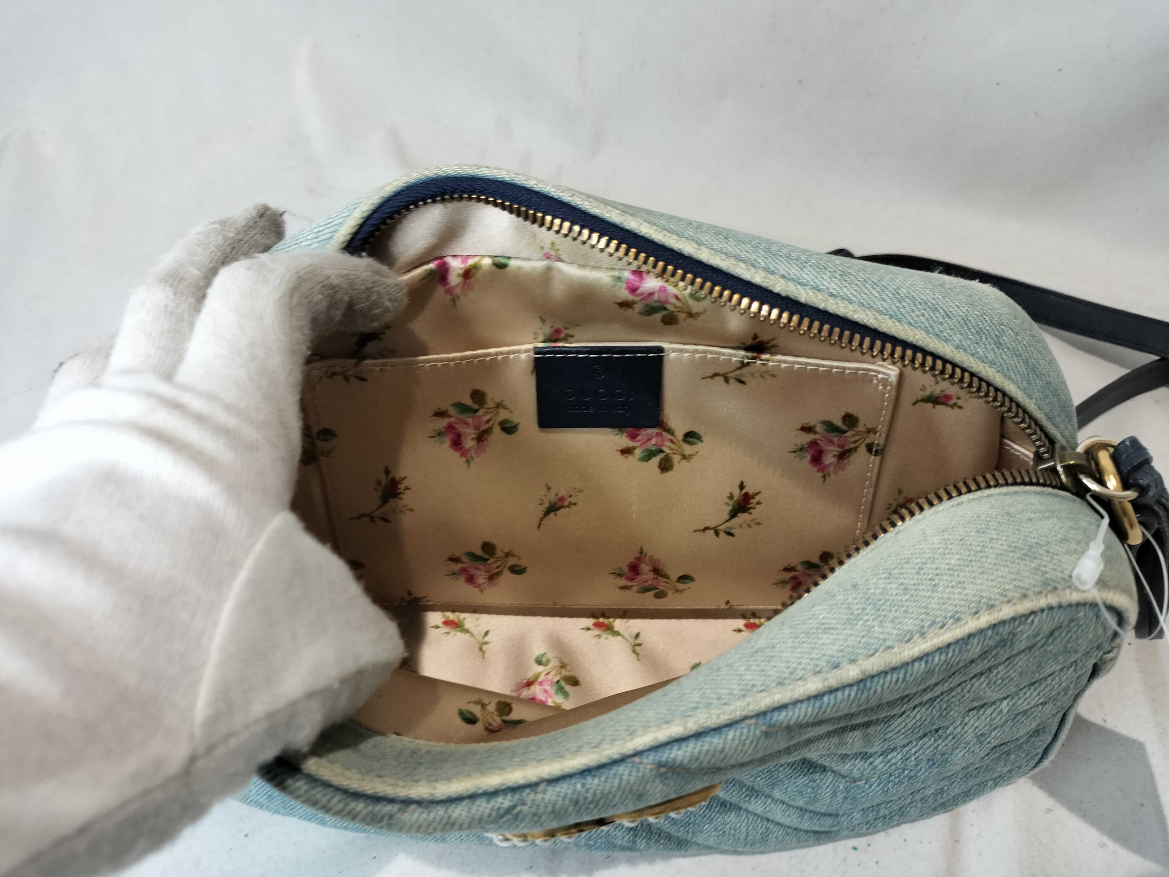 GG Denim Shoulder Bag — view 10