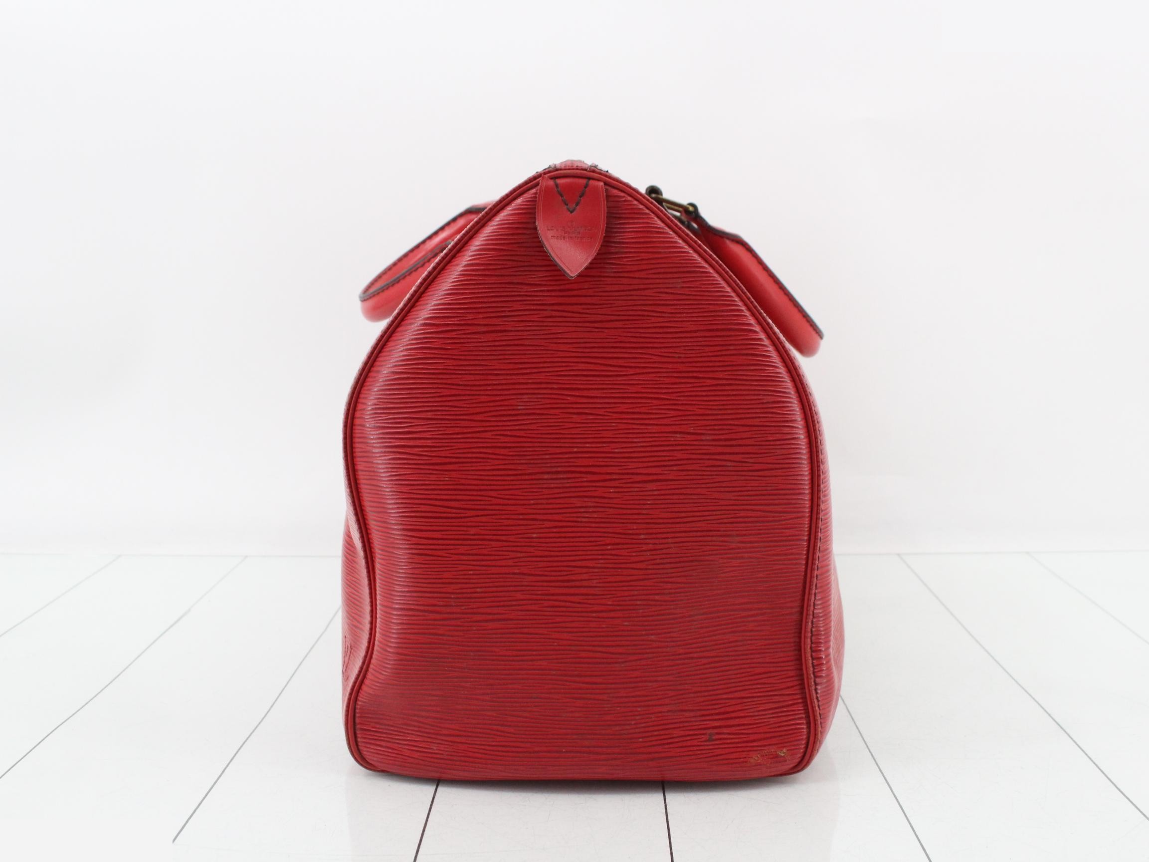 LV M42967 Epi Keepall Boston Bag — view 3