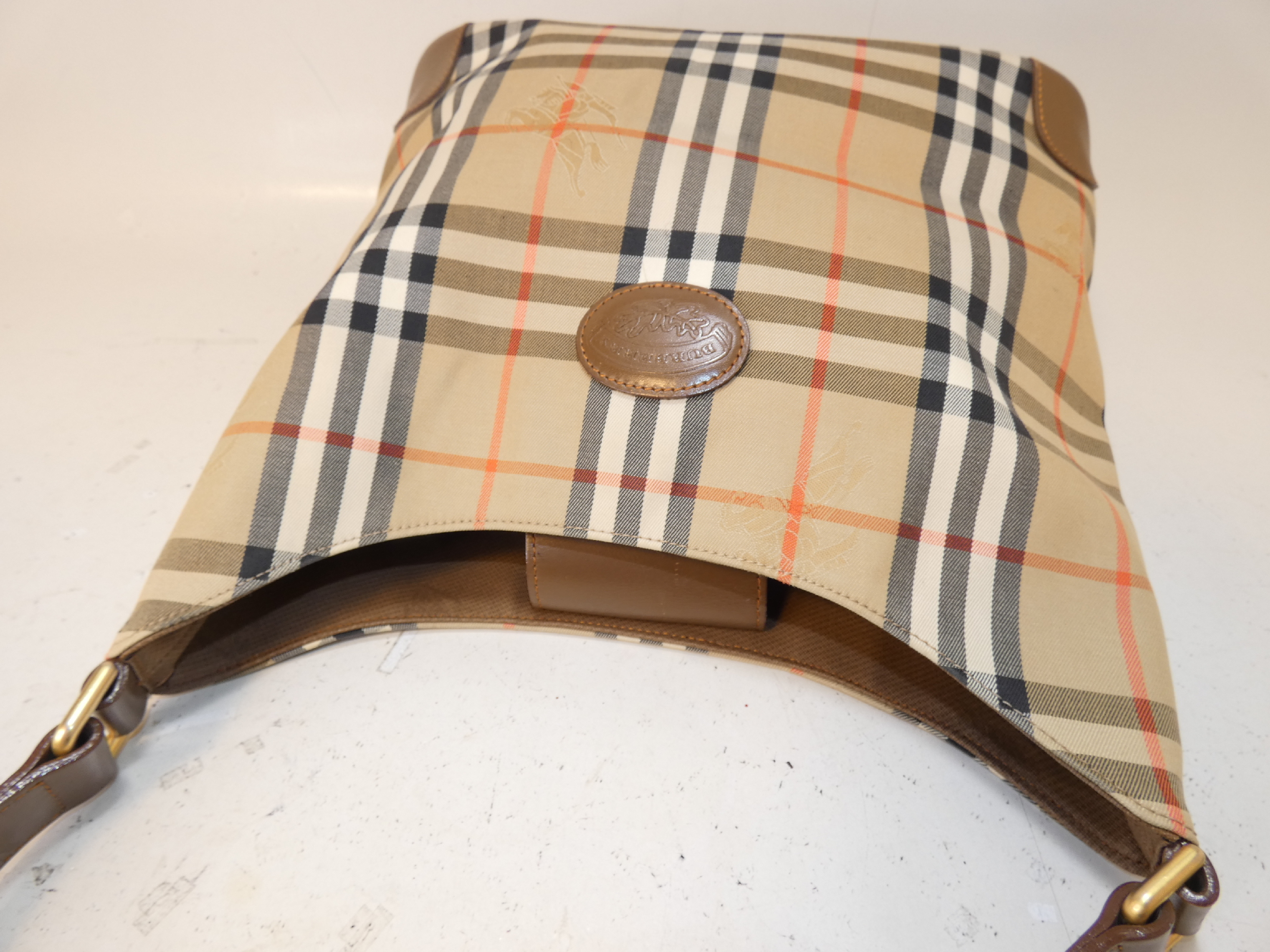 Nova Check Horse Shoulder Bag — view 3