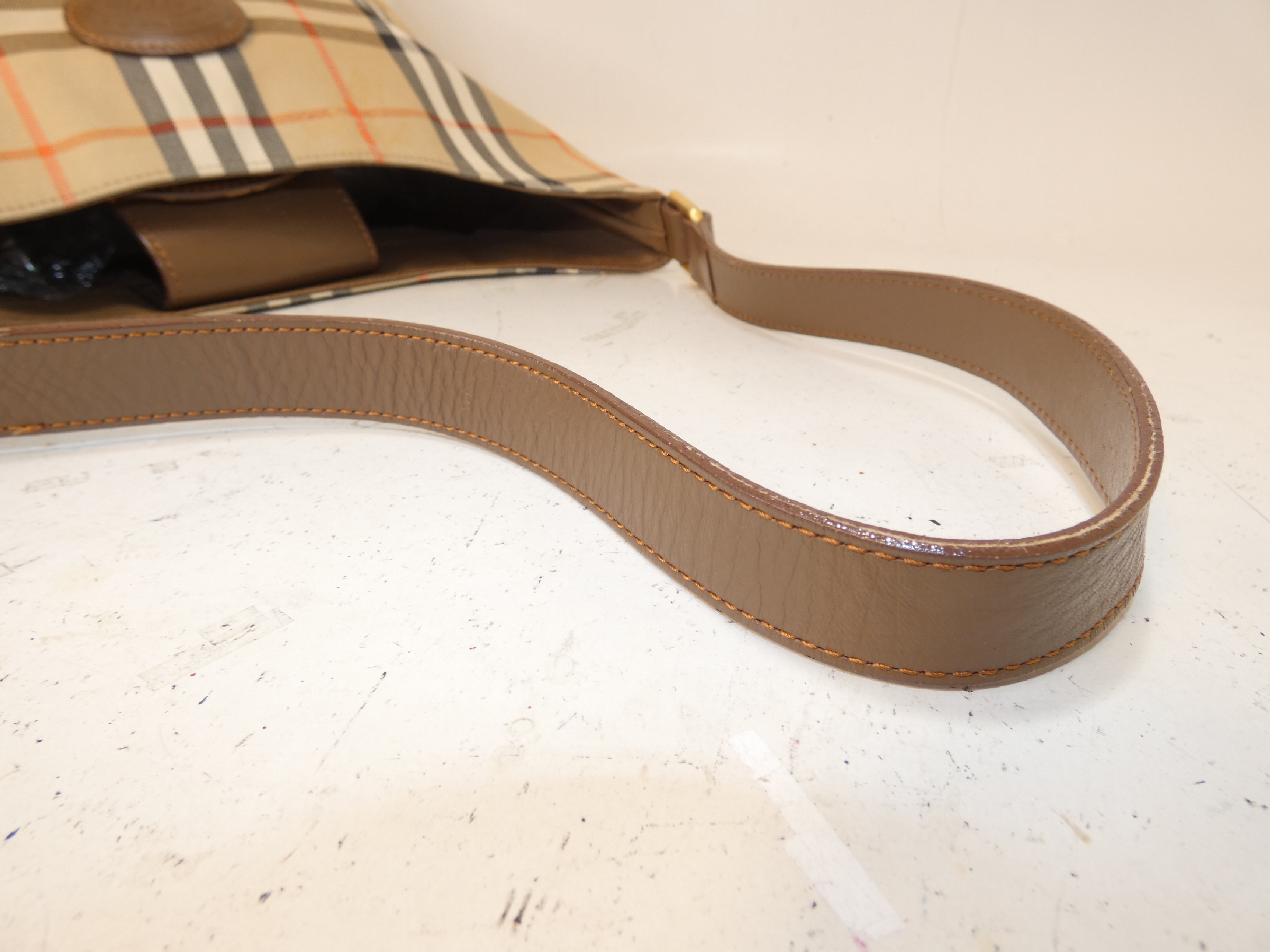 Nova Check Horse Shoulder Bag — view 4