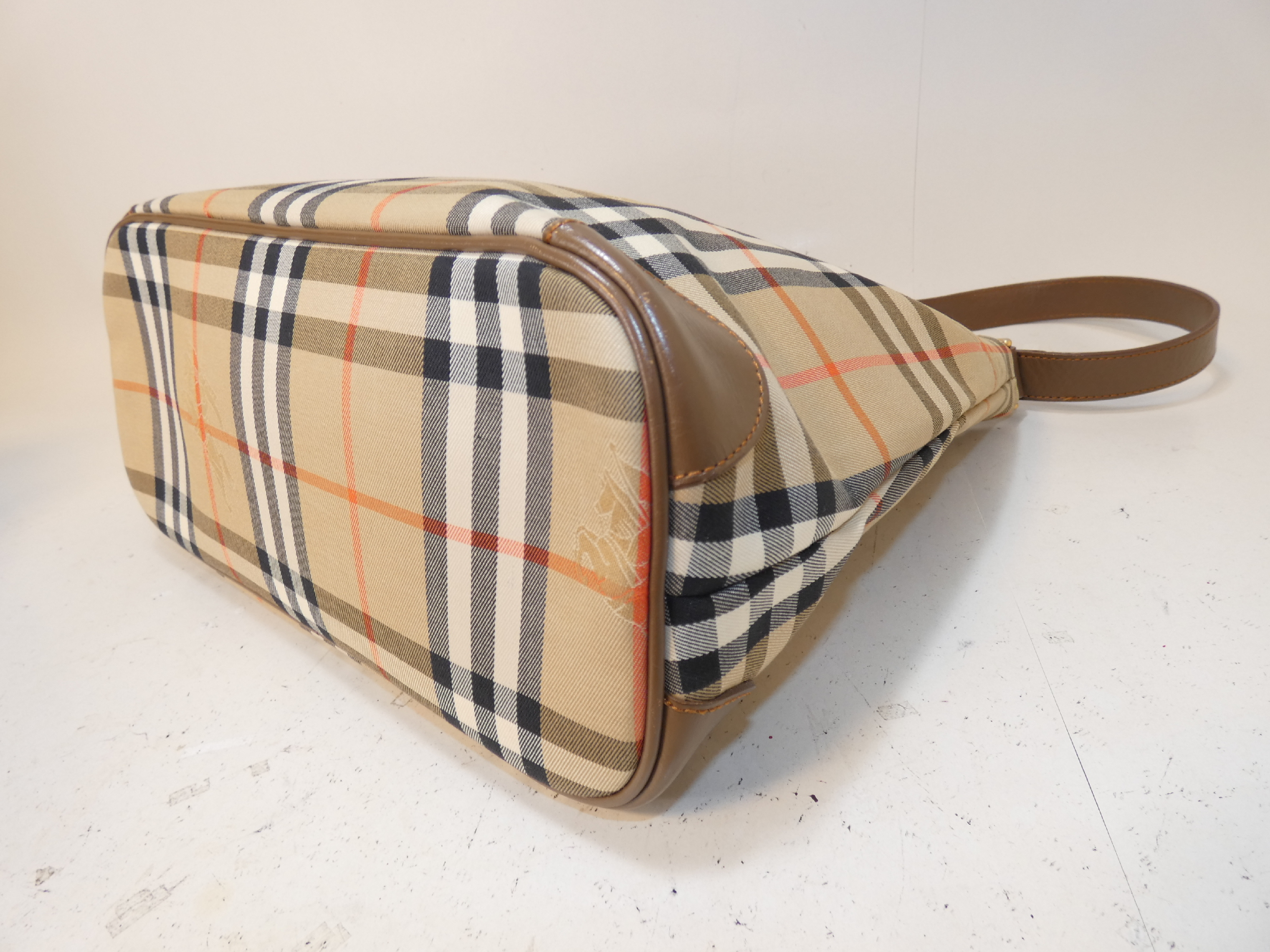 Nova Check Horse Shoulder Bag — view 7