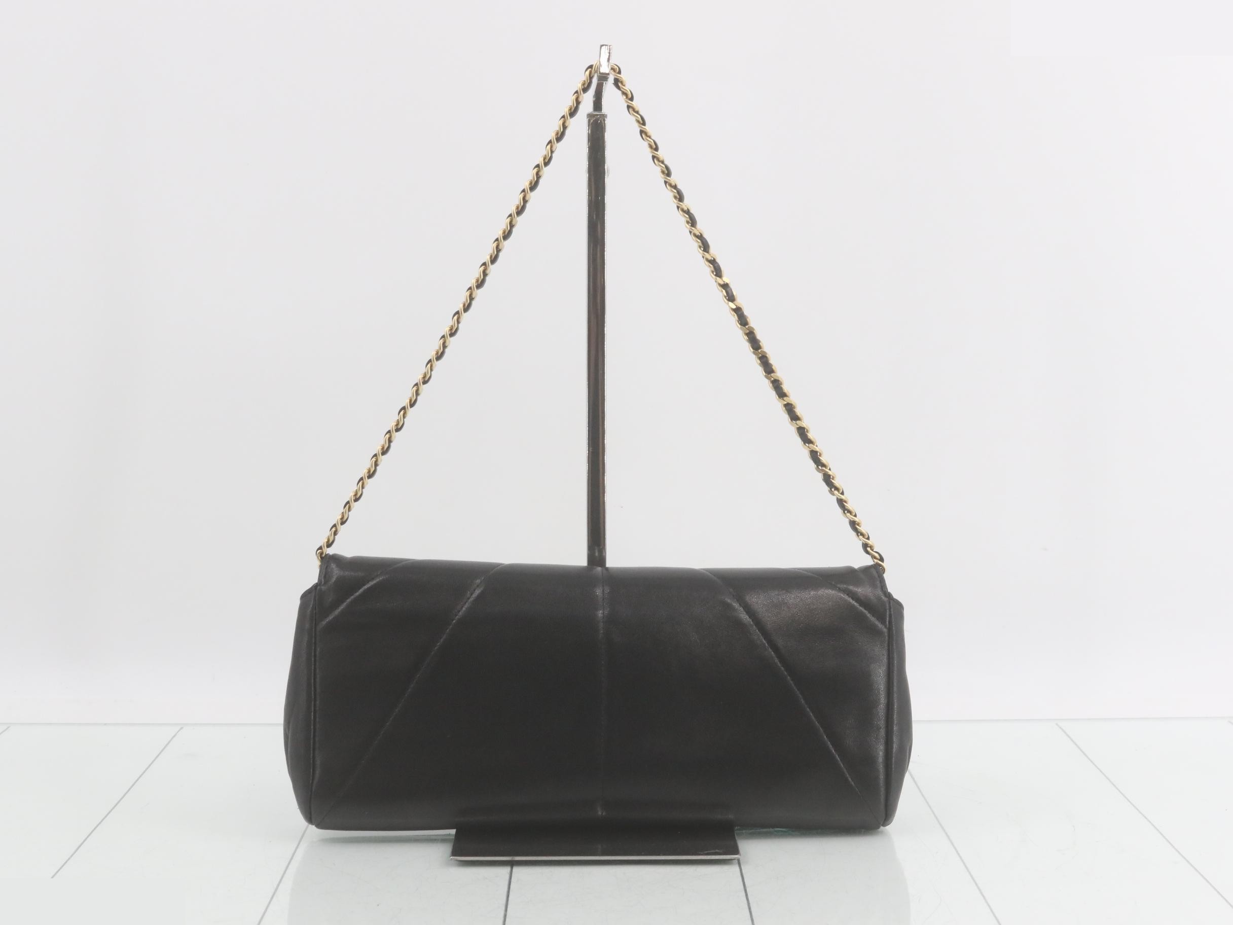 Lambskin Chain Shoulder Bag — view 2